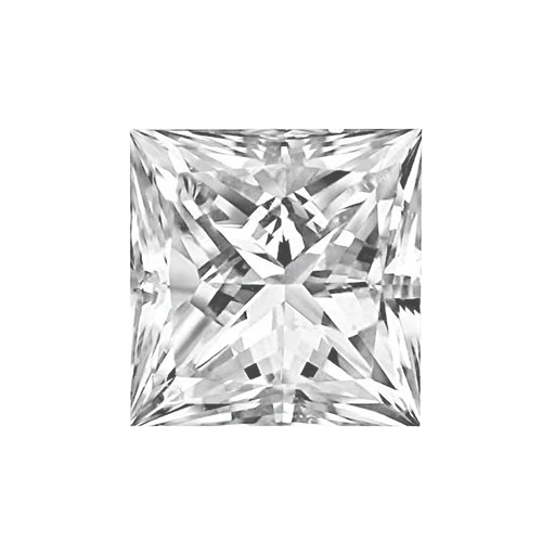 2.03ct GIA Princess E/VVS2 Natural Earth Born Diamond