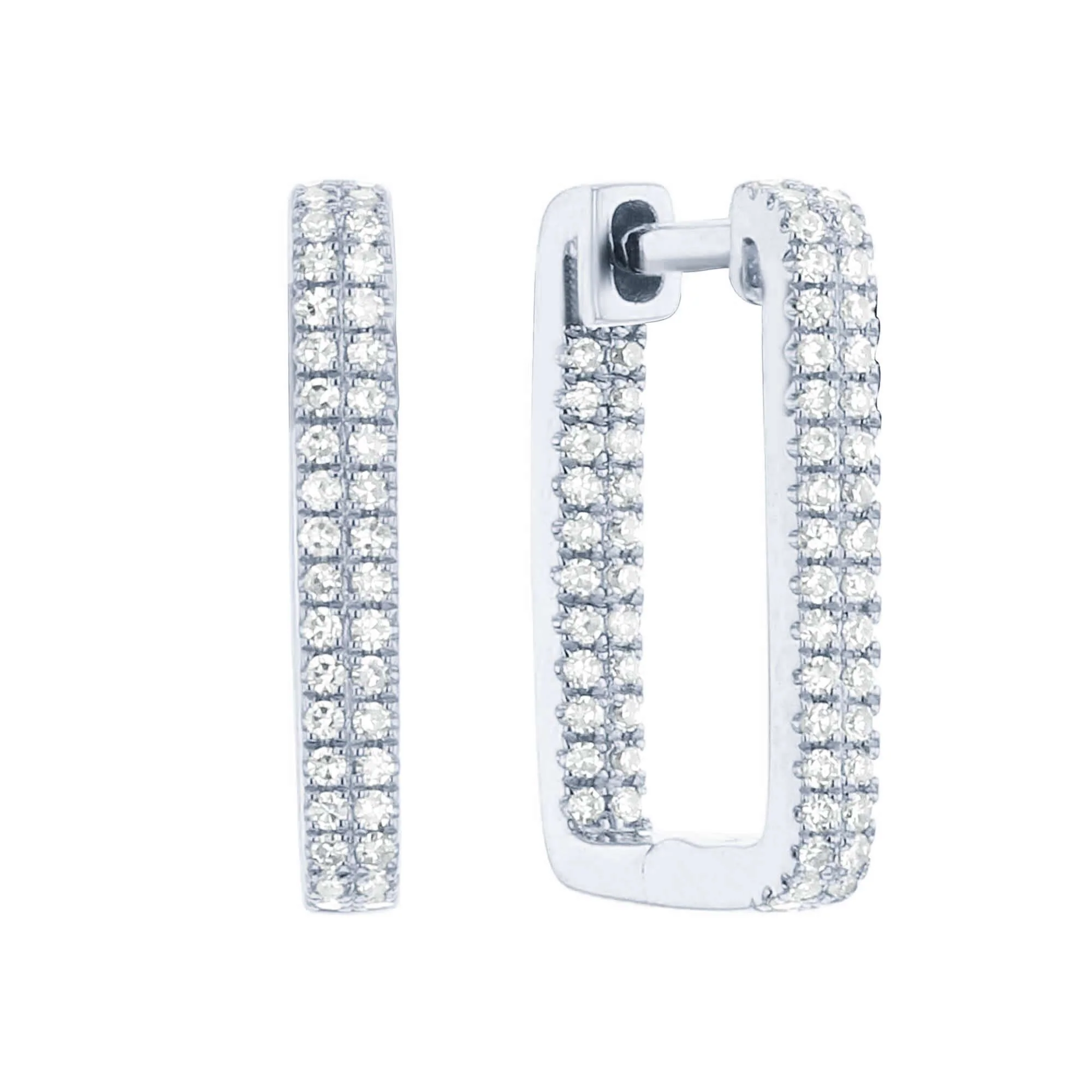 Adelais Diamond Hoop Earring - Image 3