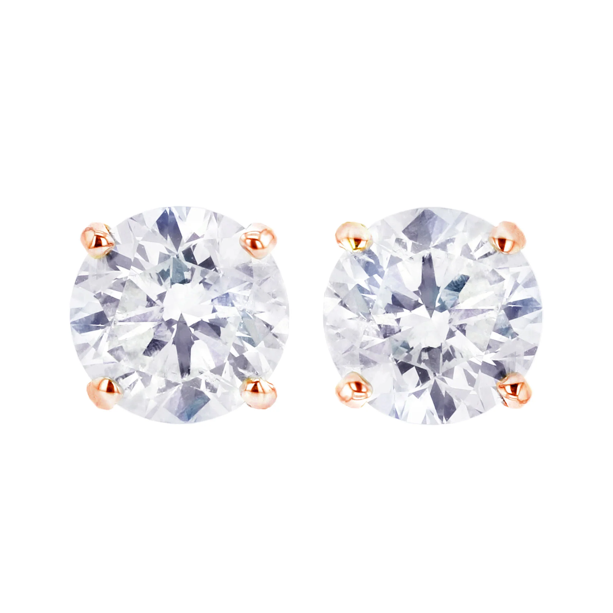 Anita Diamond Stud Earrings 1/2ct - Image 4