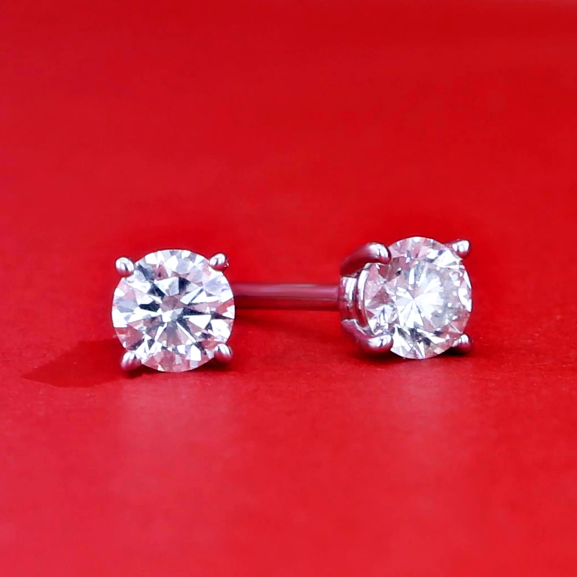 Anita Diamond Stud Earrings 1/4ct - Image 3