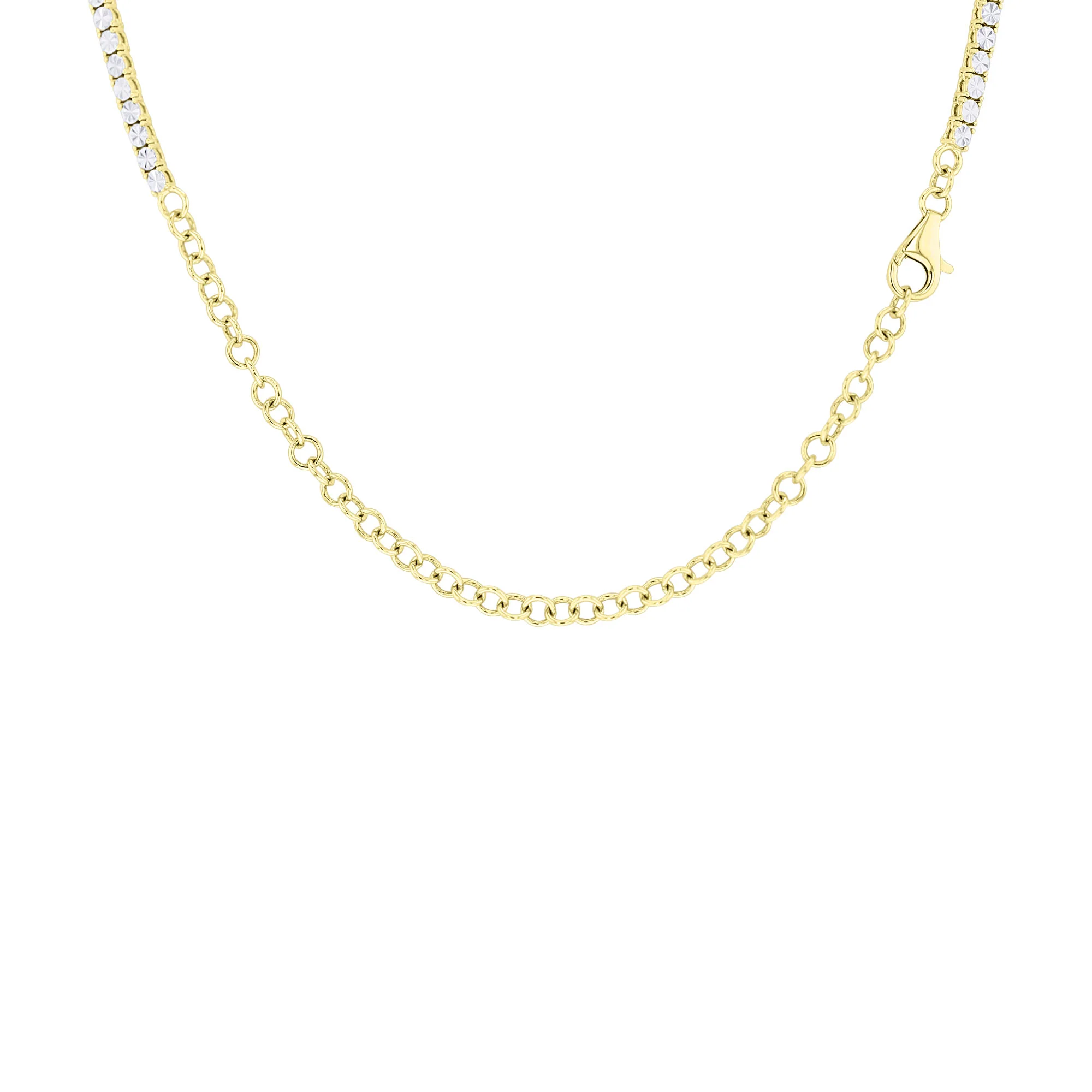 Anouk Choker Diamond Tennis Necklace - Image 4