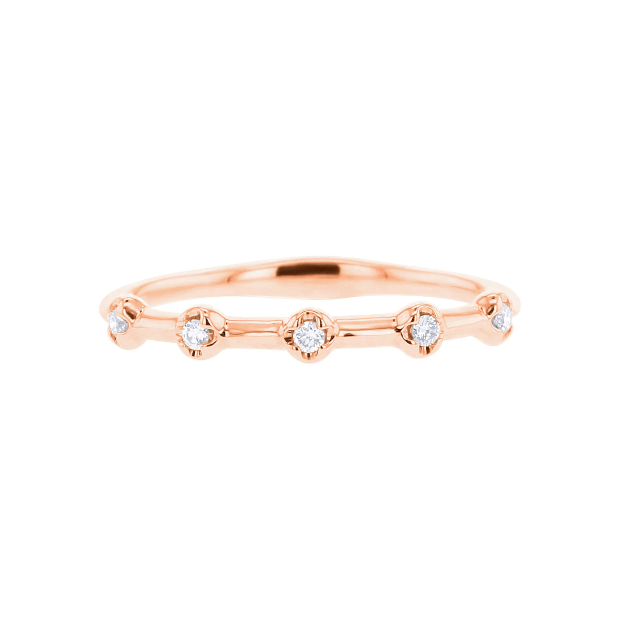 Aubrey Bubble Station Diamond Ring 1/20ct - Image 6