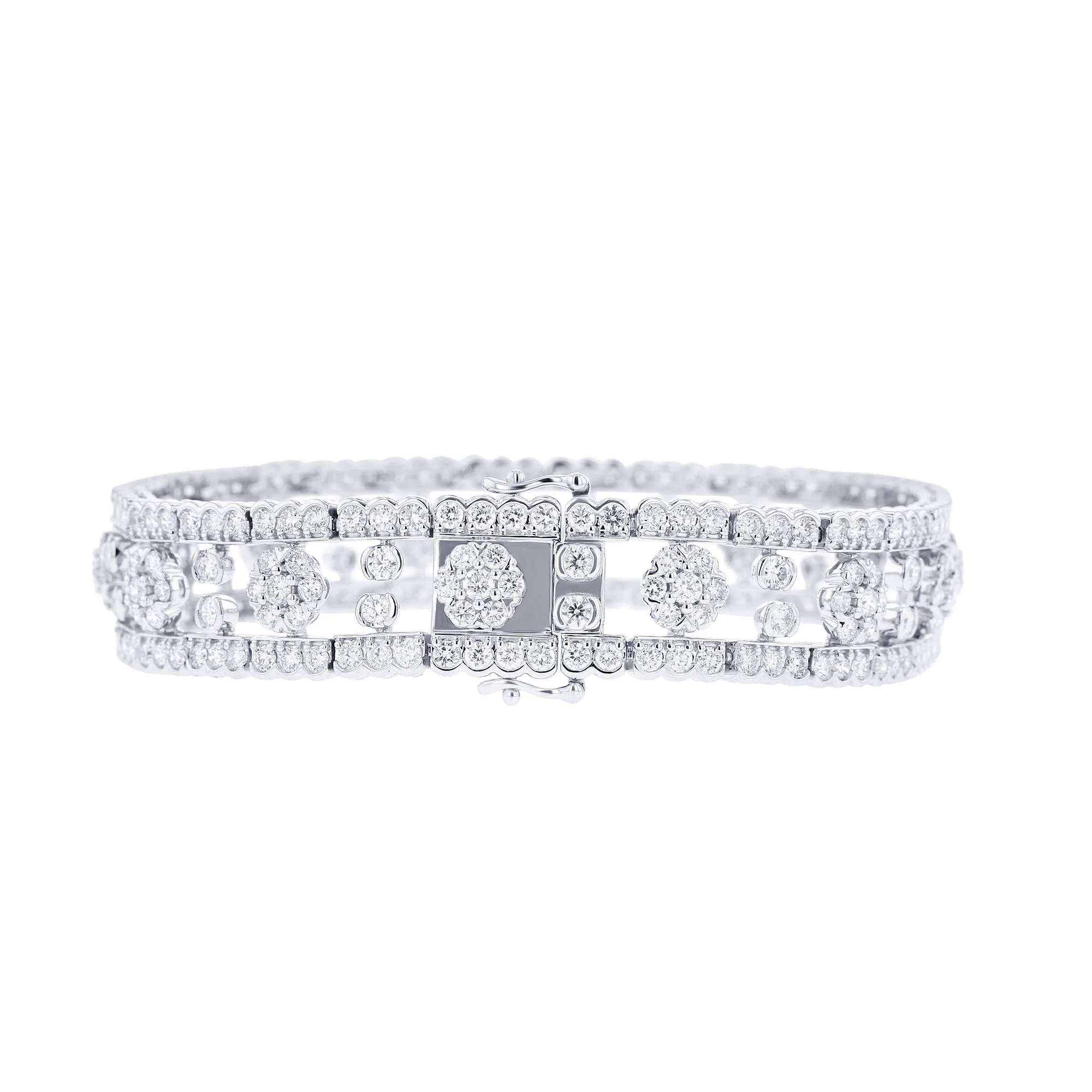 Bellissima Floral Diamond Bracelet - Image 3