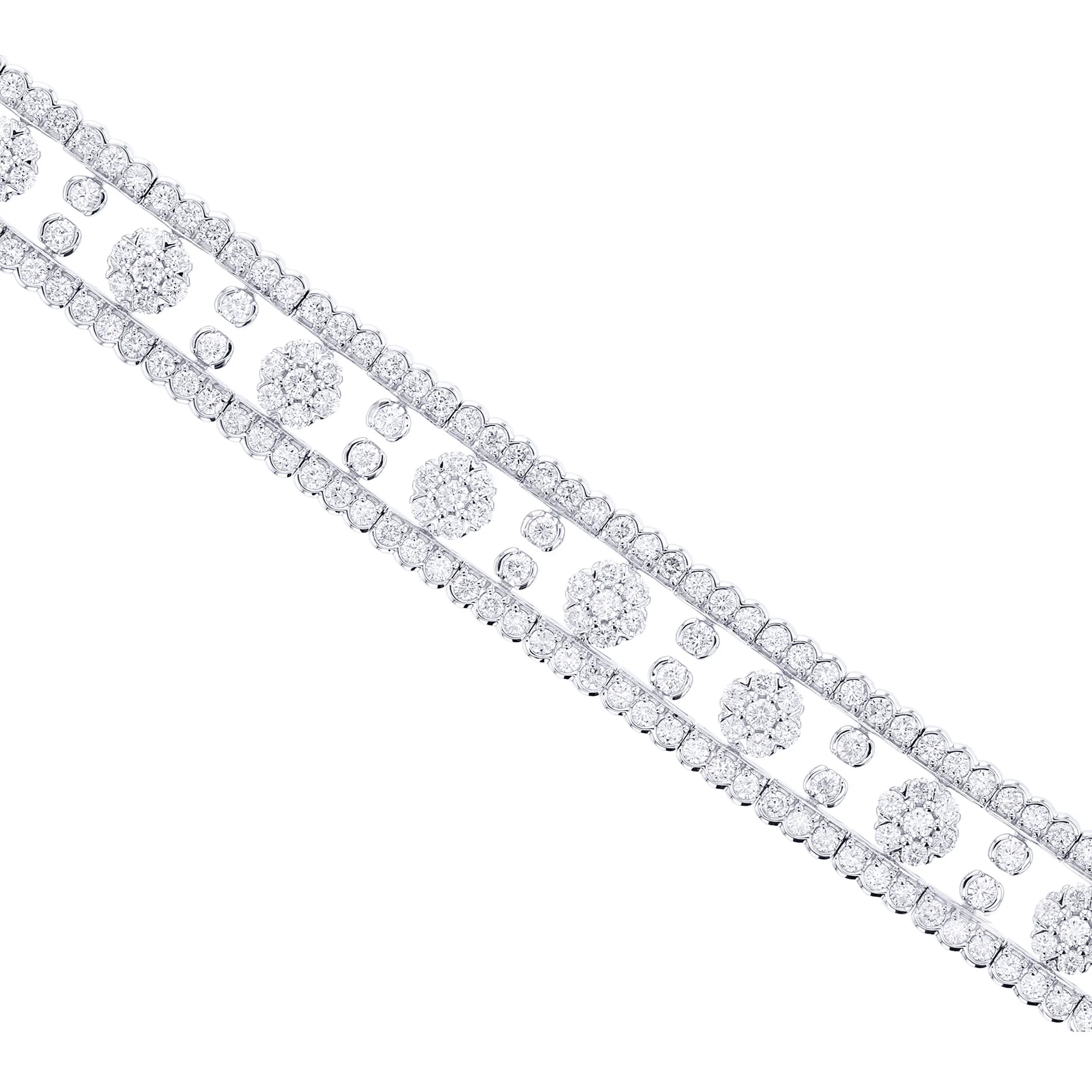 Bellissima Floral Diamond Bracelet - Image 4