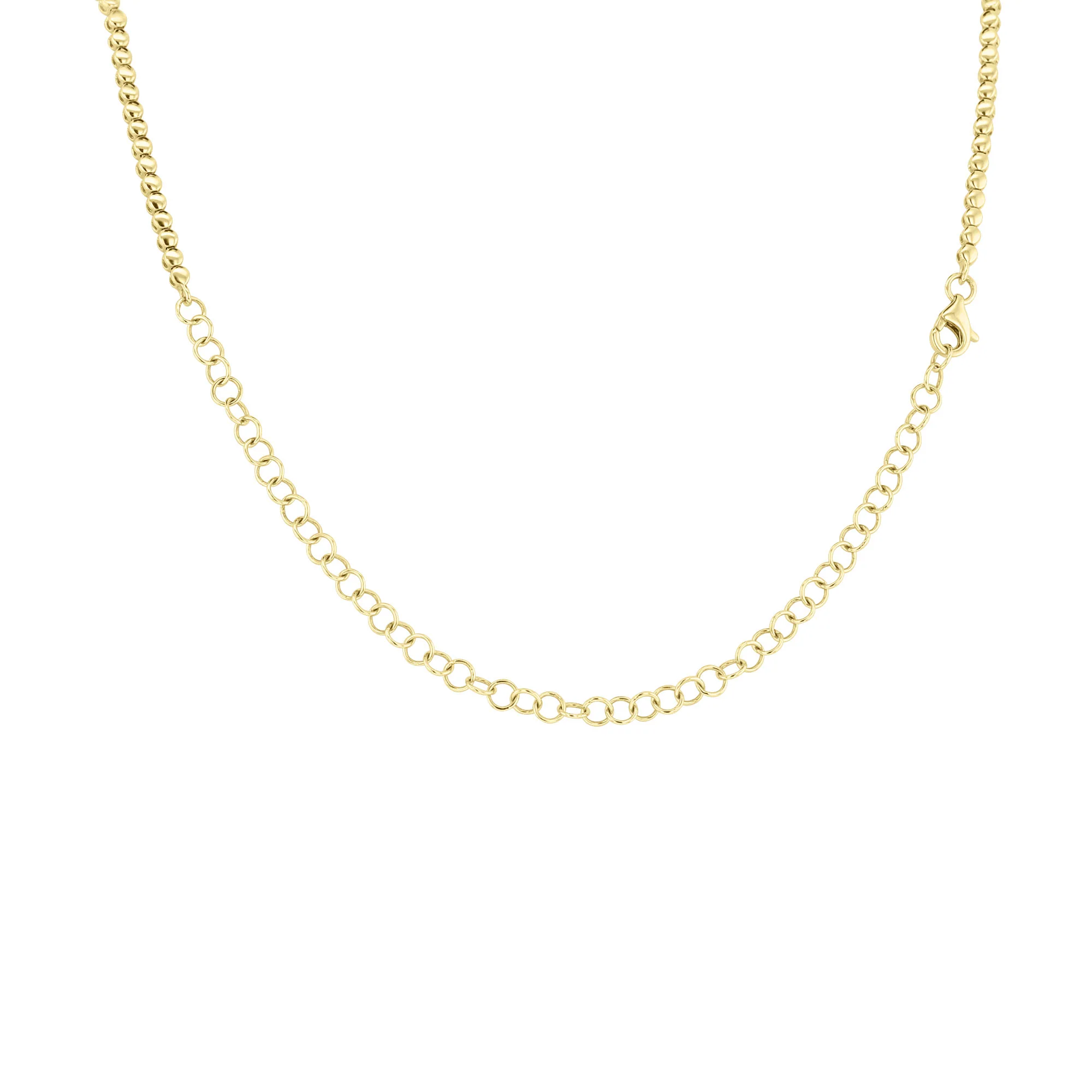 Classic Bezel Diamond Tennis Necklace - Image 6