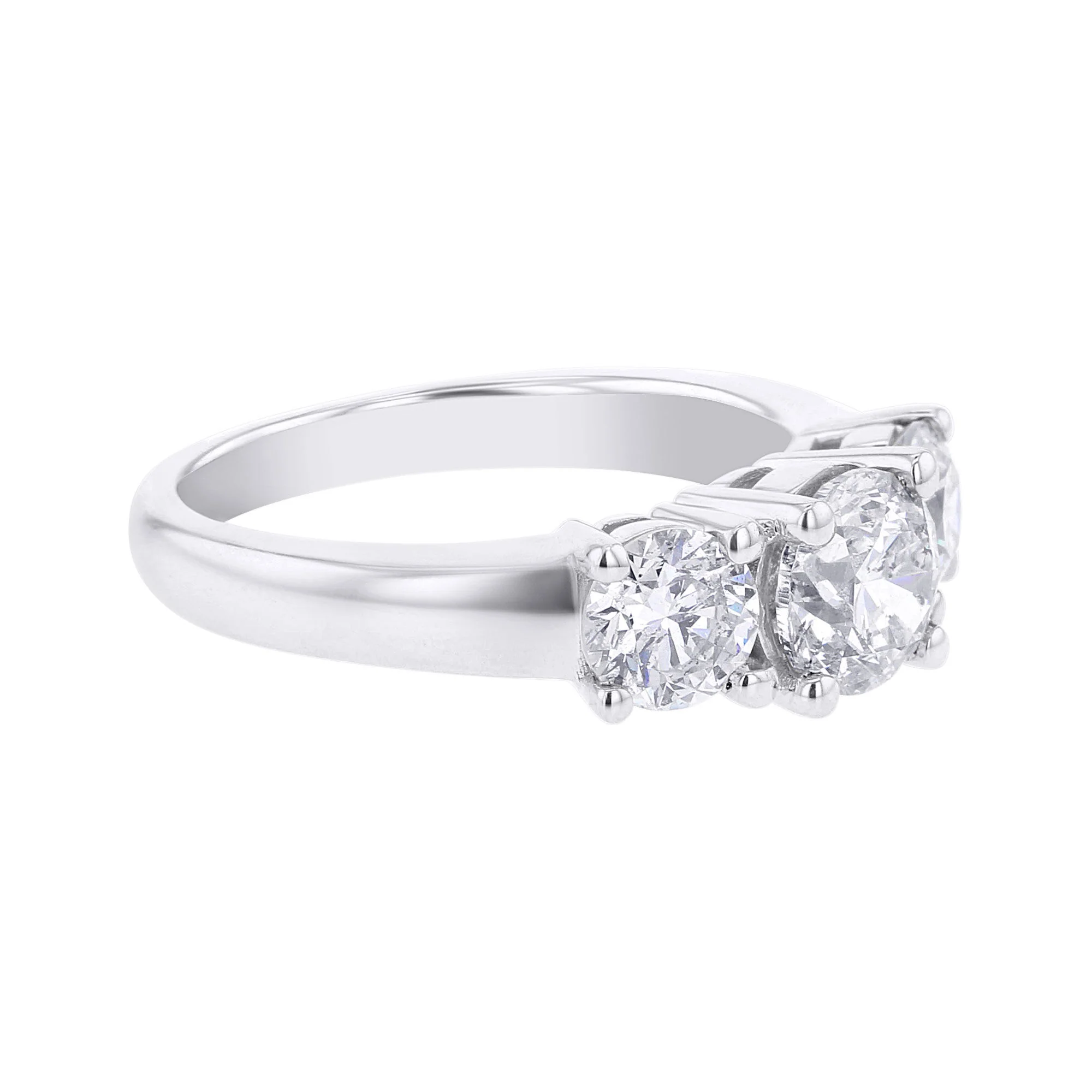 Classic Three Stone Ready for Love Diamond Engagement Ring 2Ct - Image 5