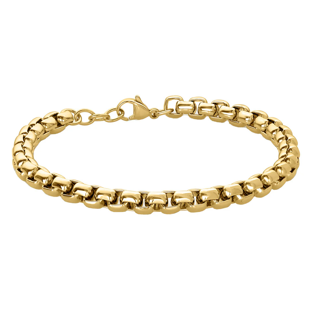 Corsair Plated Stainless Steel Box Bracelet - Image 3