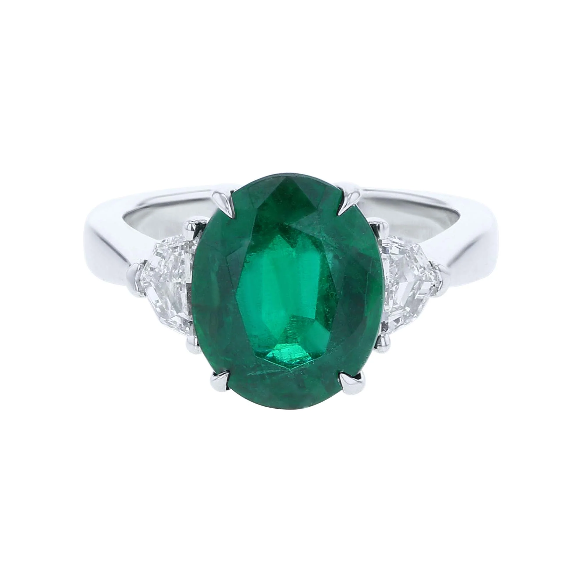 Dakota Ready for Love Emerald & Diamond Engagement Ring