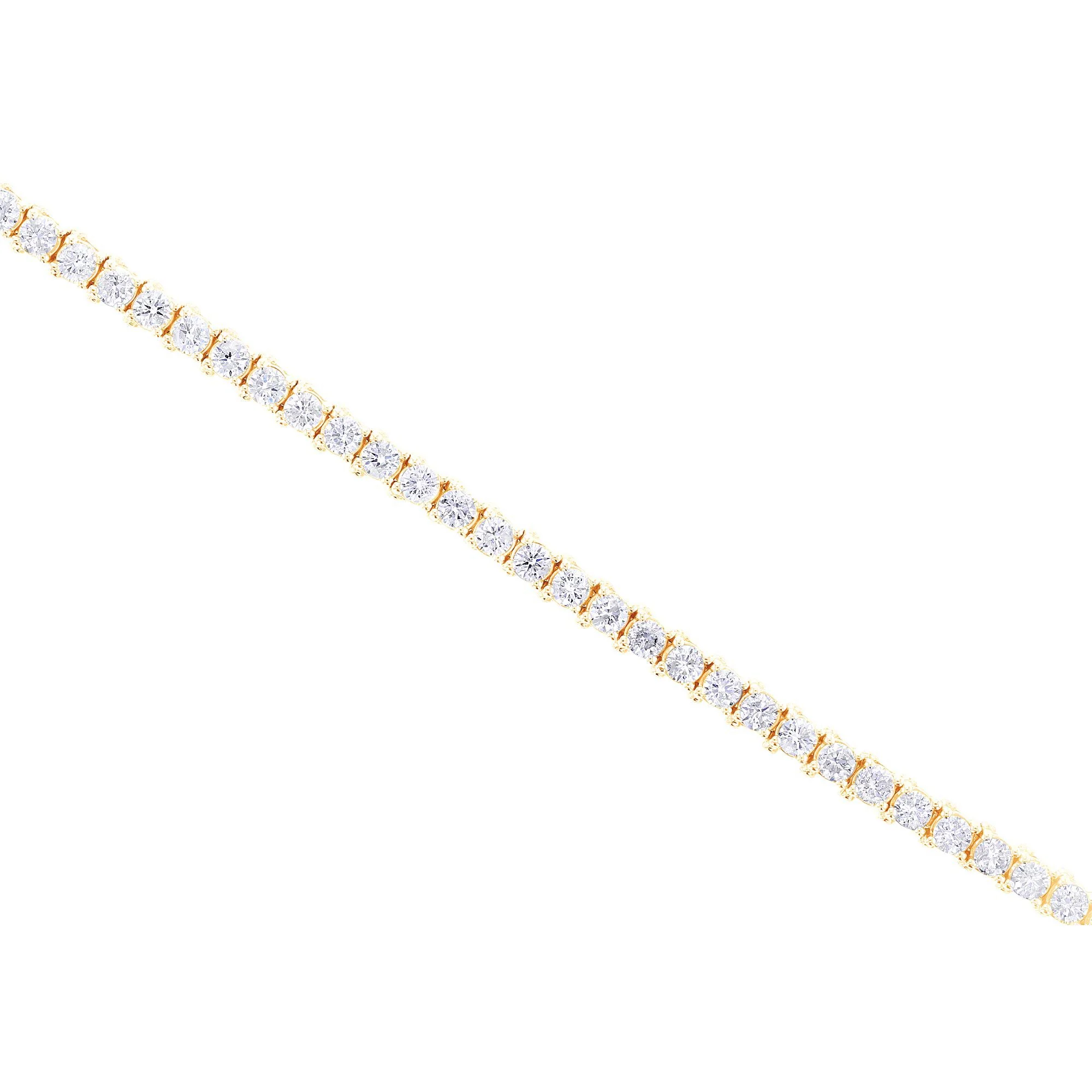Divinely Classic Diamond Tennis Bracelet 4ct - Image 3