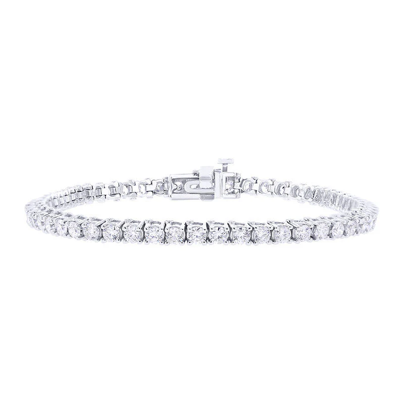 Divinely Classic Diamond Tennis Bracelet 4ct - Image 4
