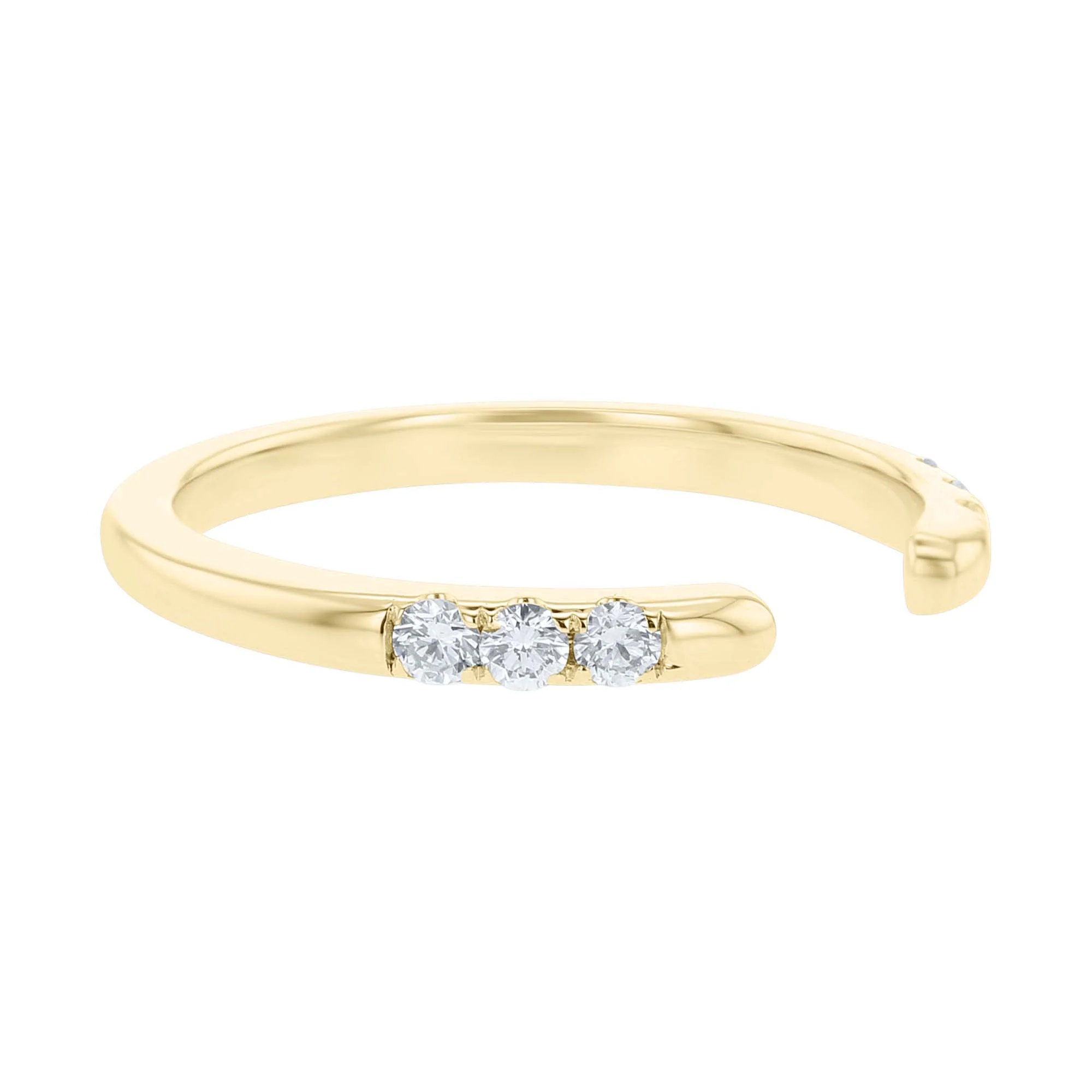 Dove Open Stack Diamond Ring- 1/5ct - Image 3