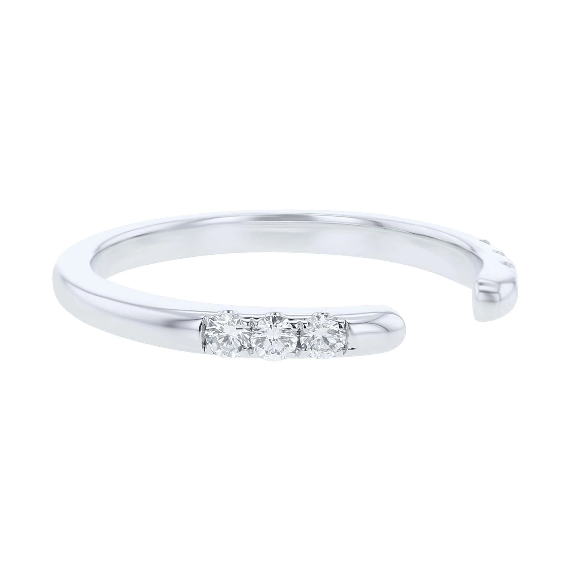 Dove Open Stack Diamond Ring- 1/5ct - Image 4