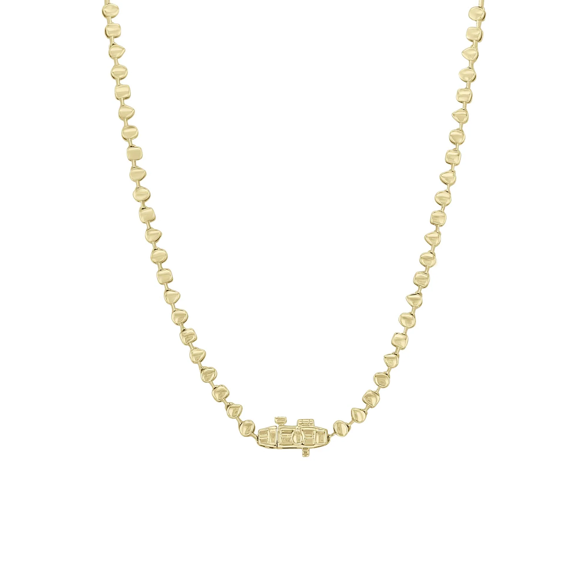 Fabrizia Fancy Diamond Tennis Necklace - Image 2