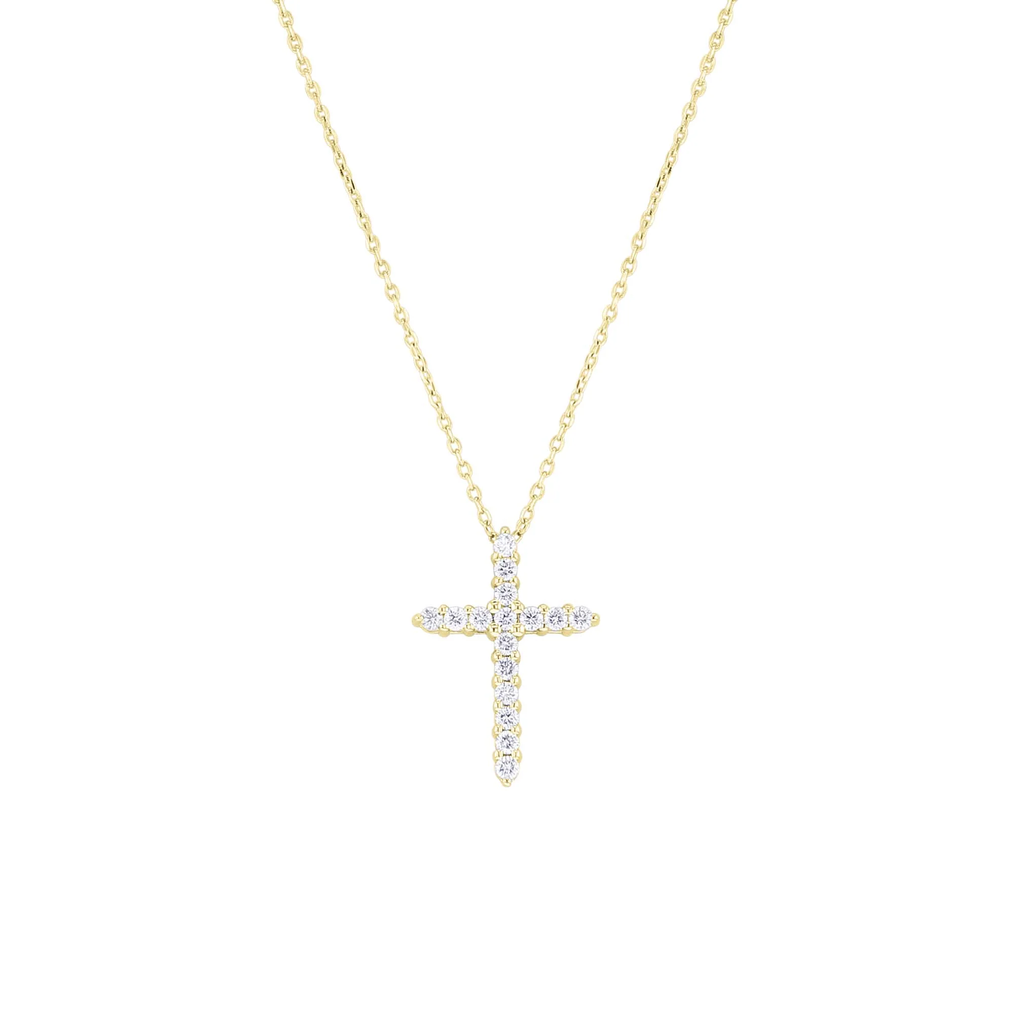 Faithful Cross Diamond Necklace 1/4ct - Image 3