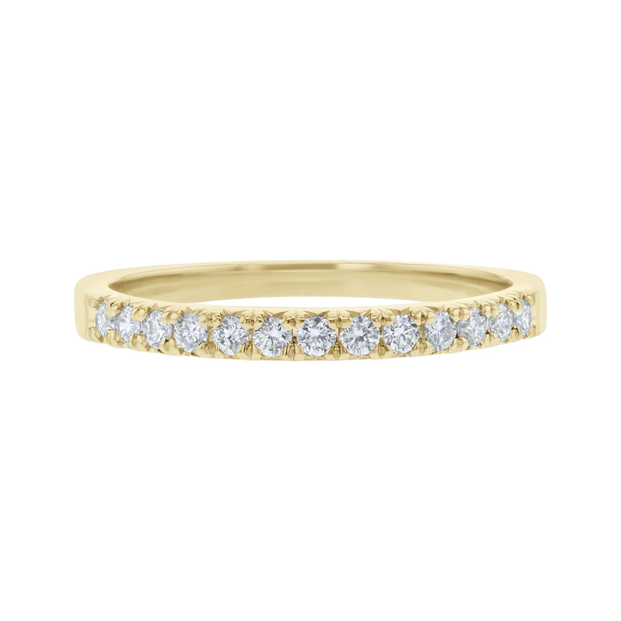 Forever Fallon French Pave Diamond Wedding Ring - Image 9