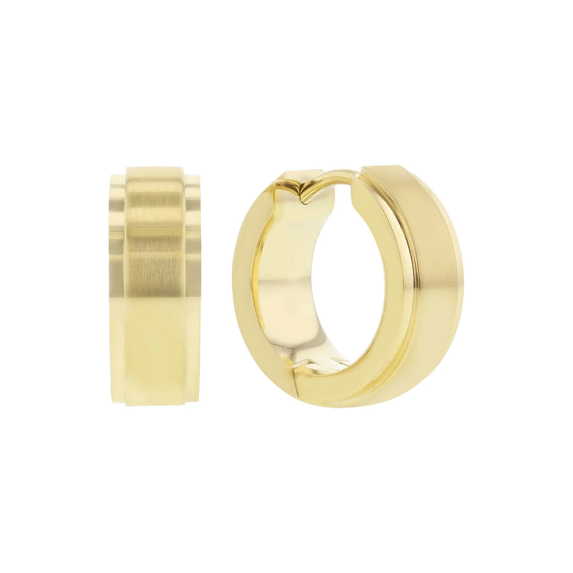 Genoa Stainless Steel Hoop Earrings - Image 4