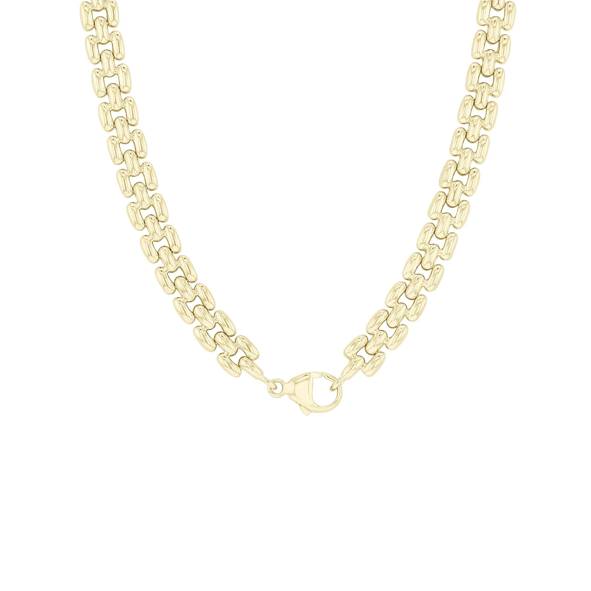 Hayworth Panther Link Diamond Necklace - Image 2