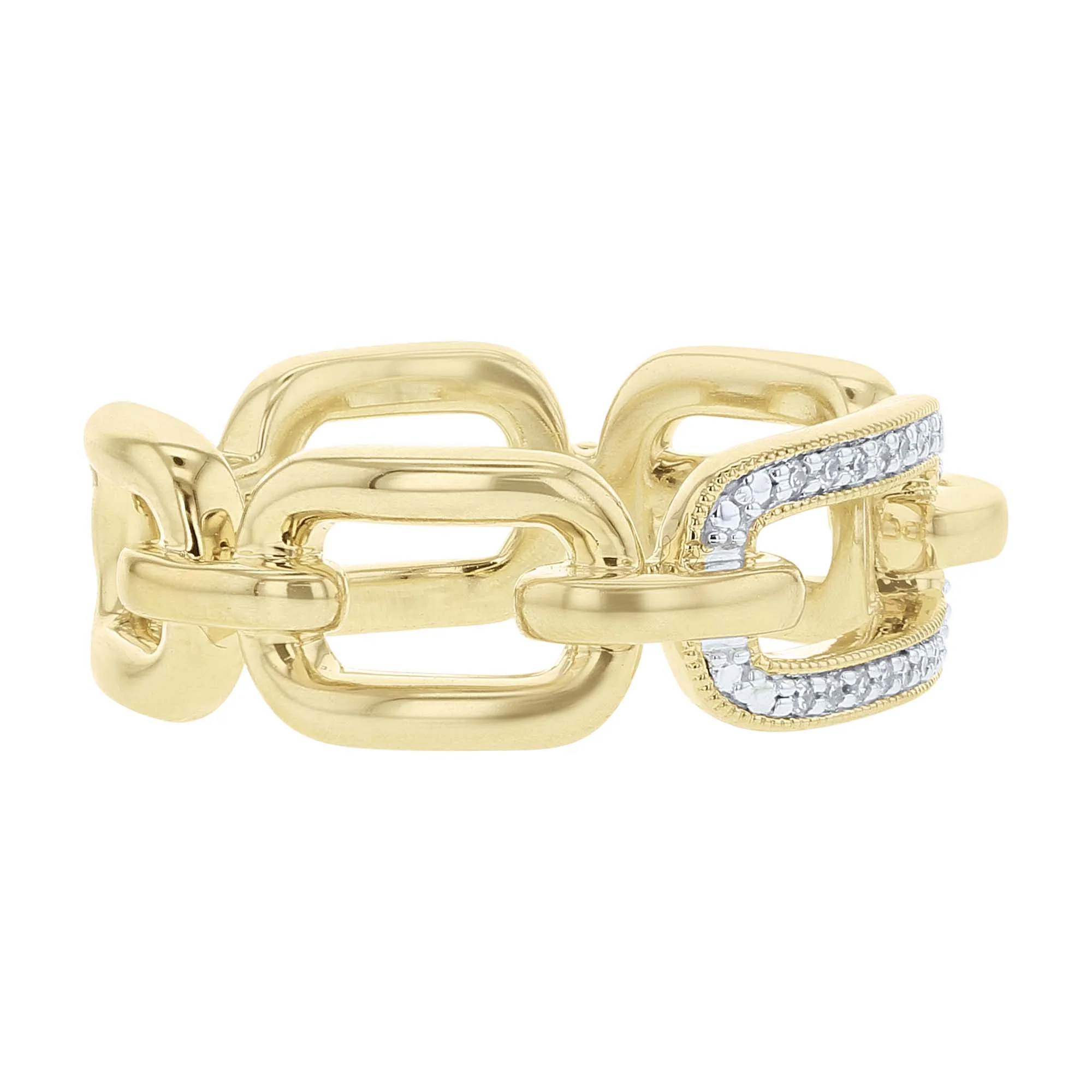 Hepburn Chain Link Diamond Ring - Image 2