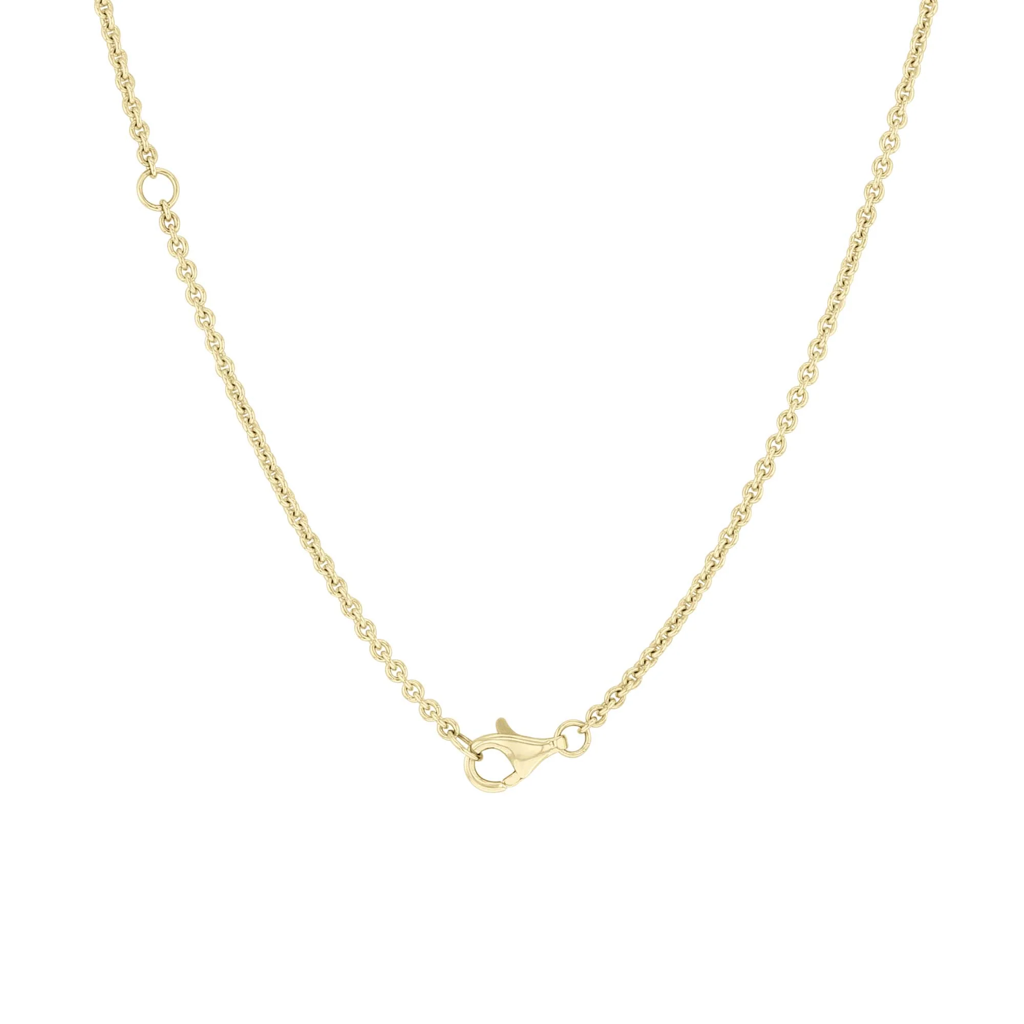 Hera Blue Topaz Bezel Necklace - Image 3