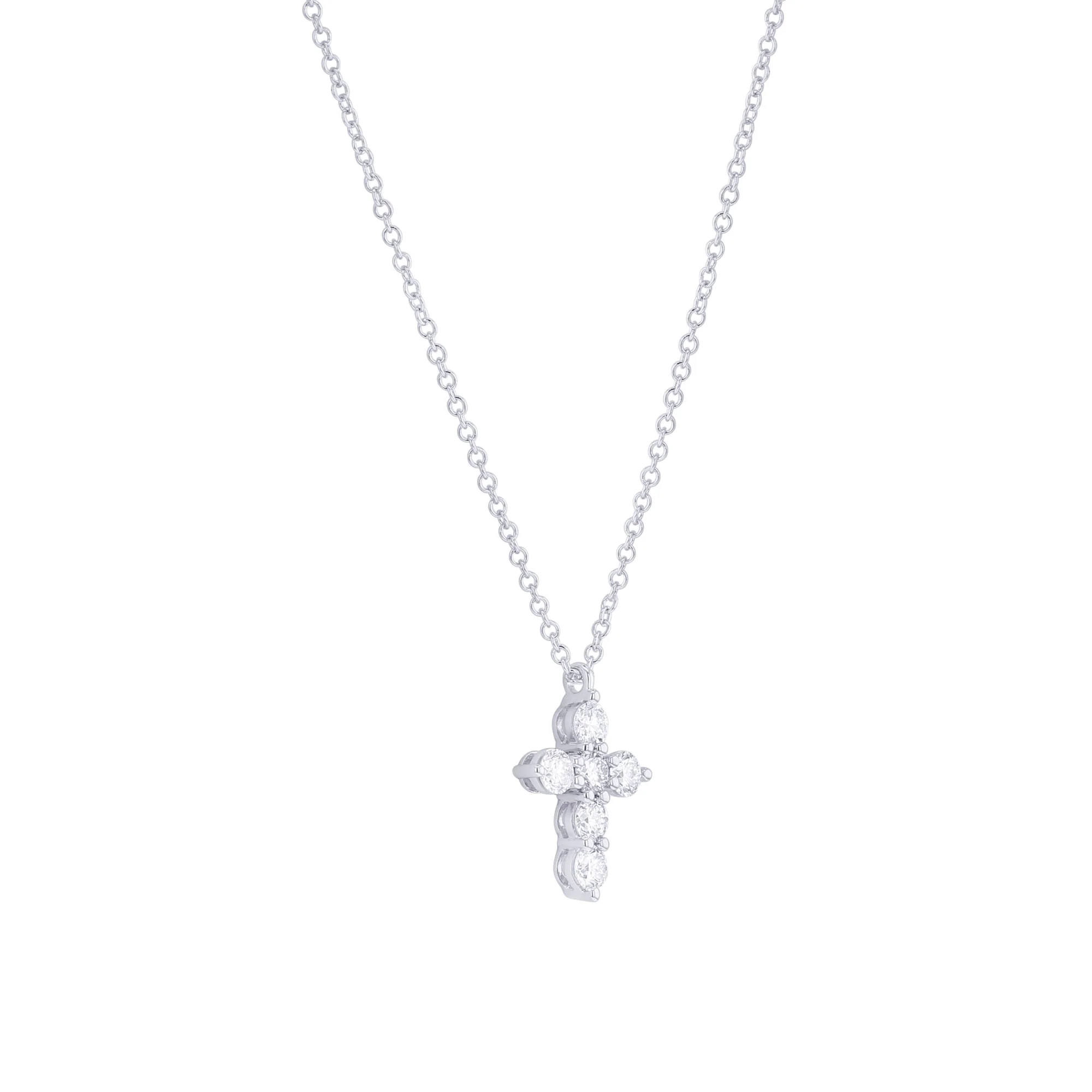 Holy Diamond Cross Necklace 1/2ct - Image 4