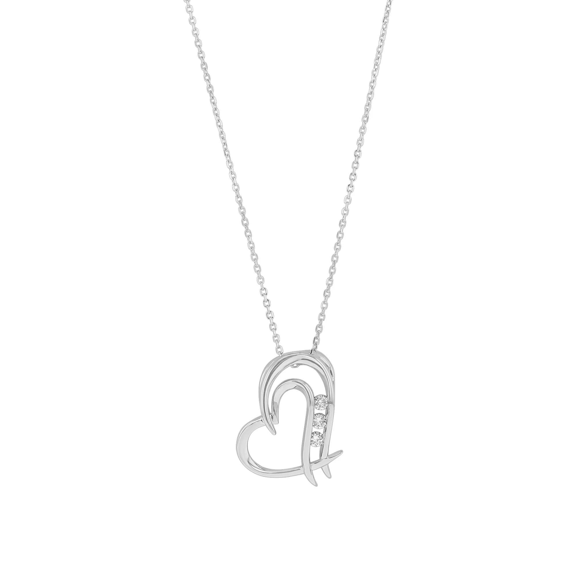 Hopeful Hearts Diamond Necklace - Image 4