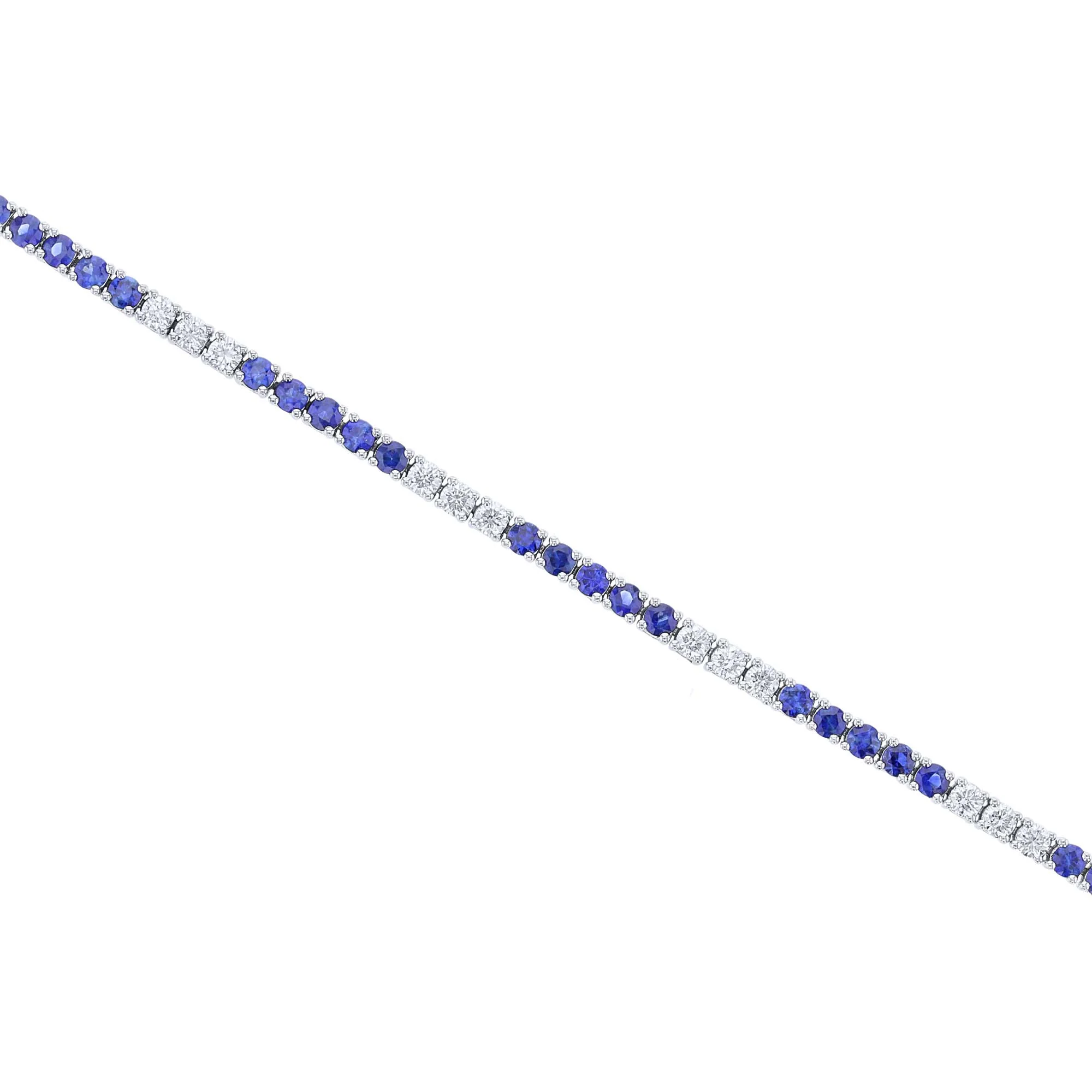 Isabella Sapphire and Diamond Tennis Bracelet - Image 3