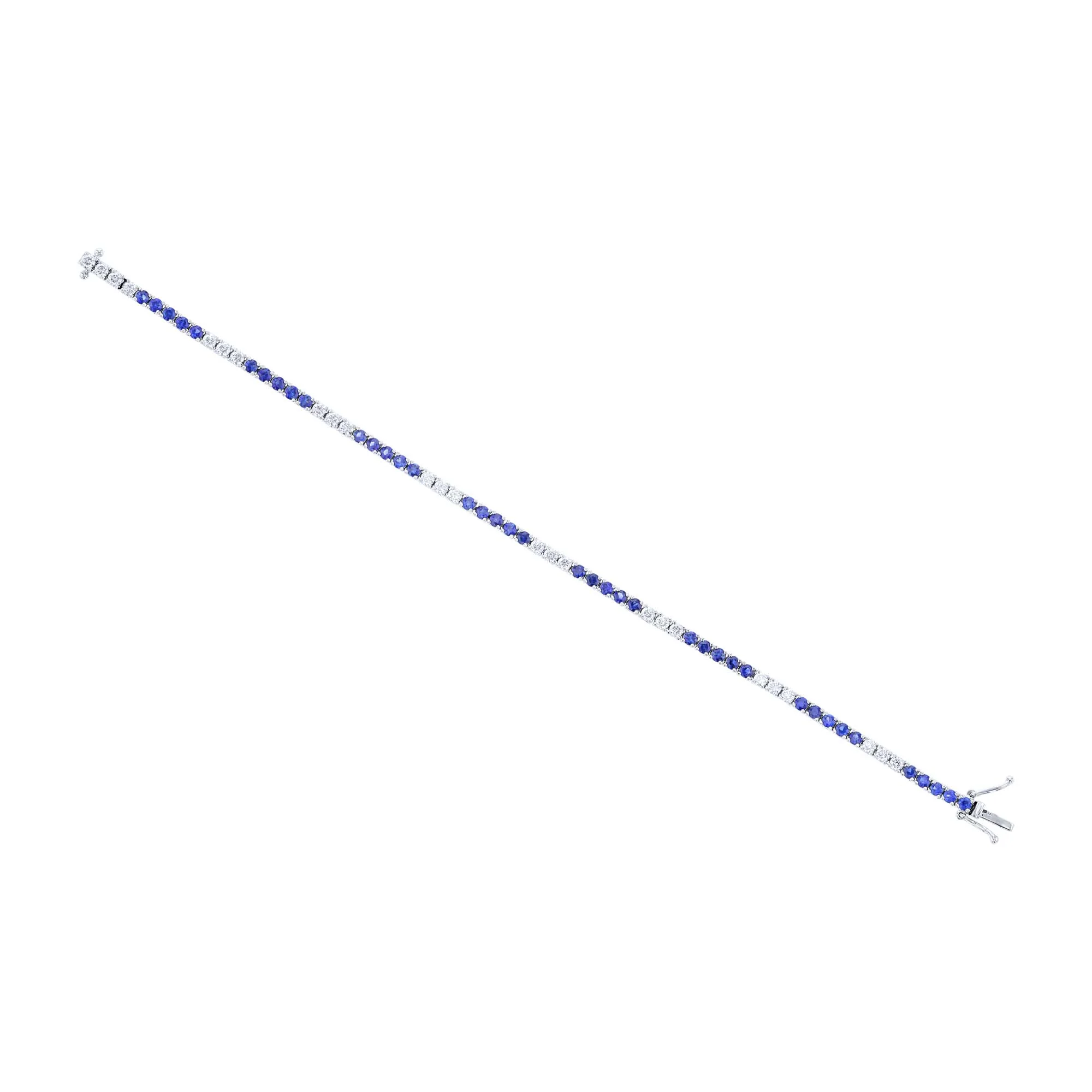 Isabella Sapphire and Diamond Tennis Bracelet - Image 4