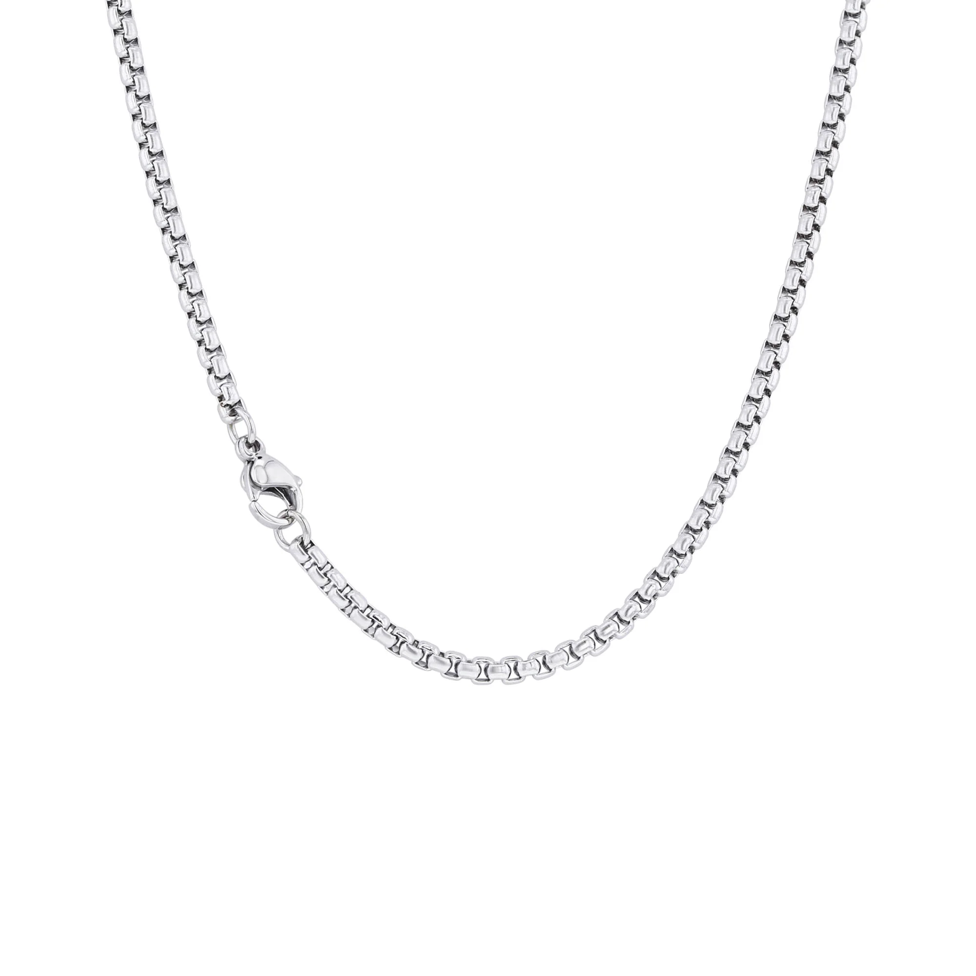 Jimmy Stainless Steel Slim Dog Tag Necklace - Image 3