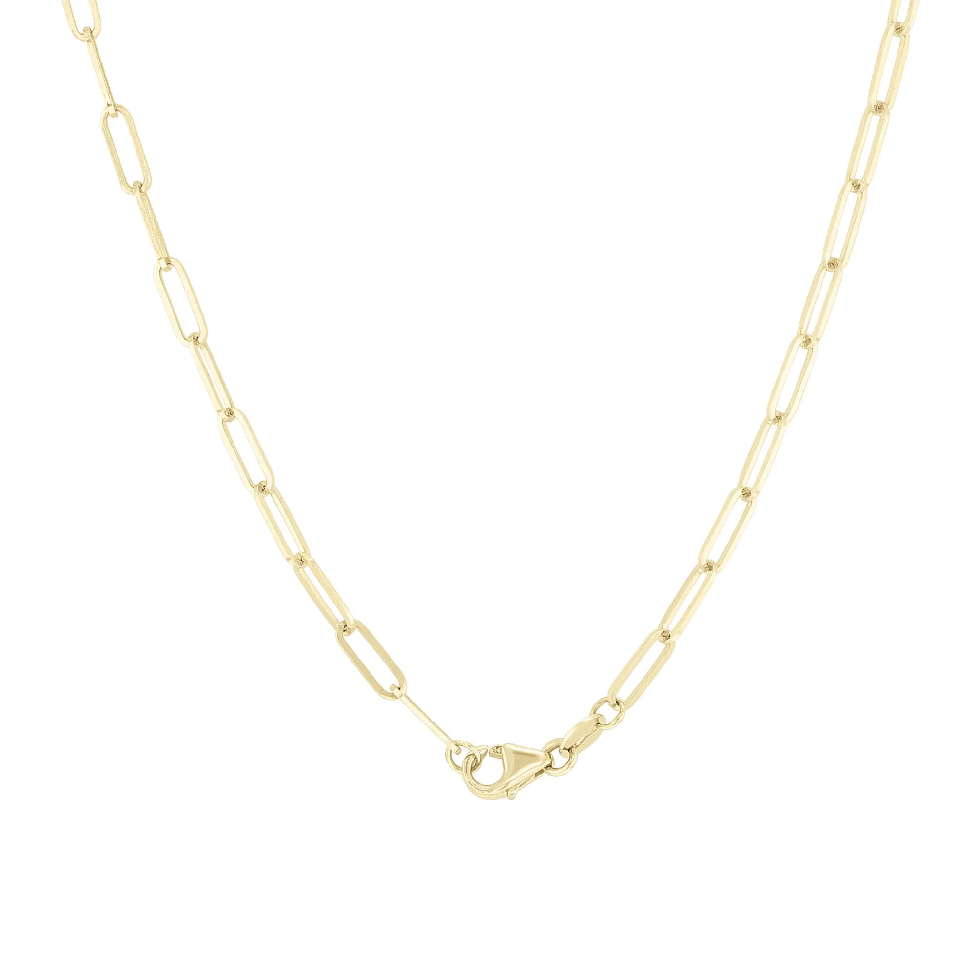 Juno Opal Paper Clip Chain Necklace - Image 3