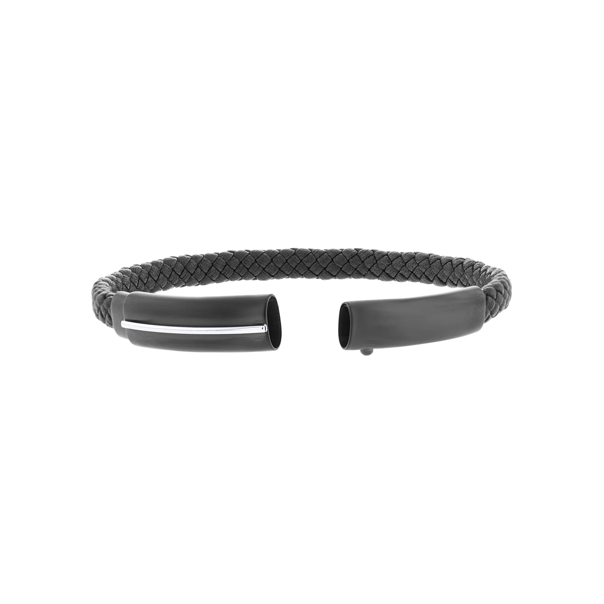 Kit Stainless Steel and Leather Bracelet - Image 3