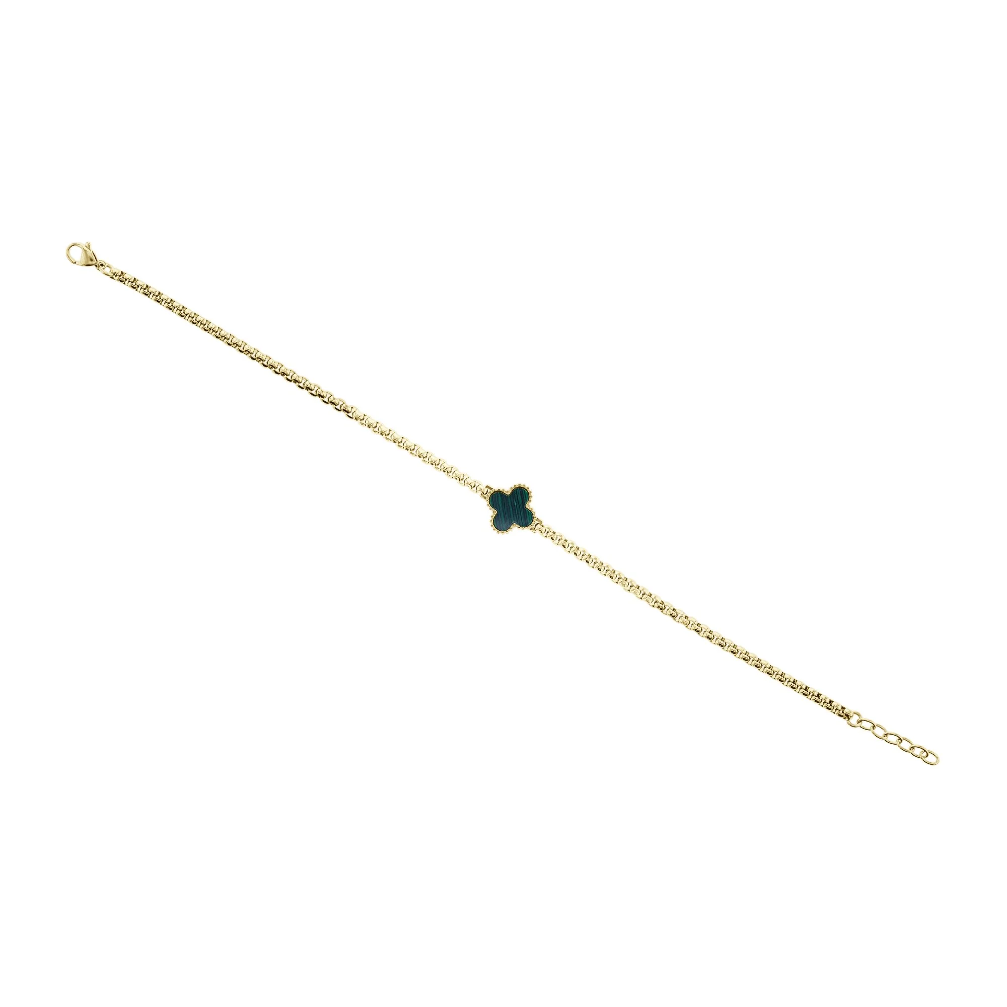 Liam Malachite Stainless Steel Bracelet - Image 4