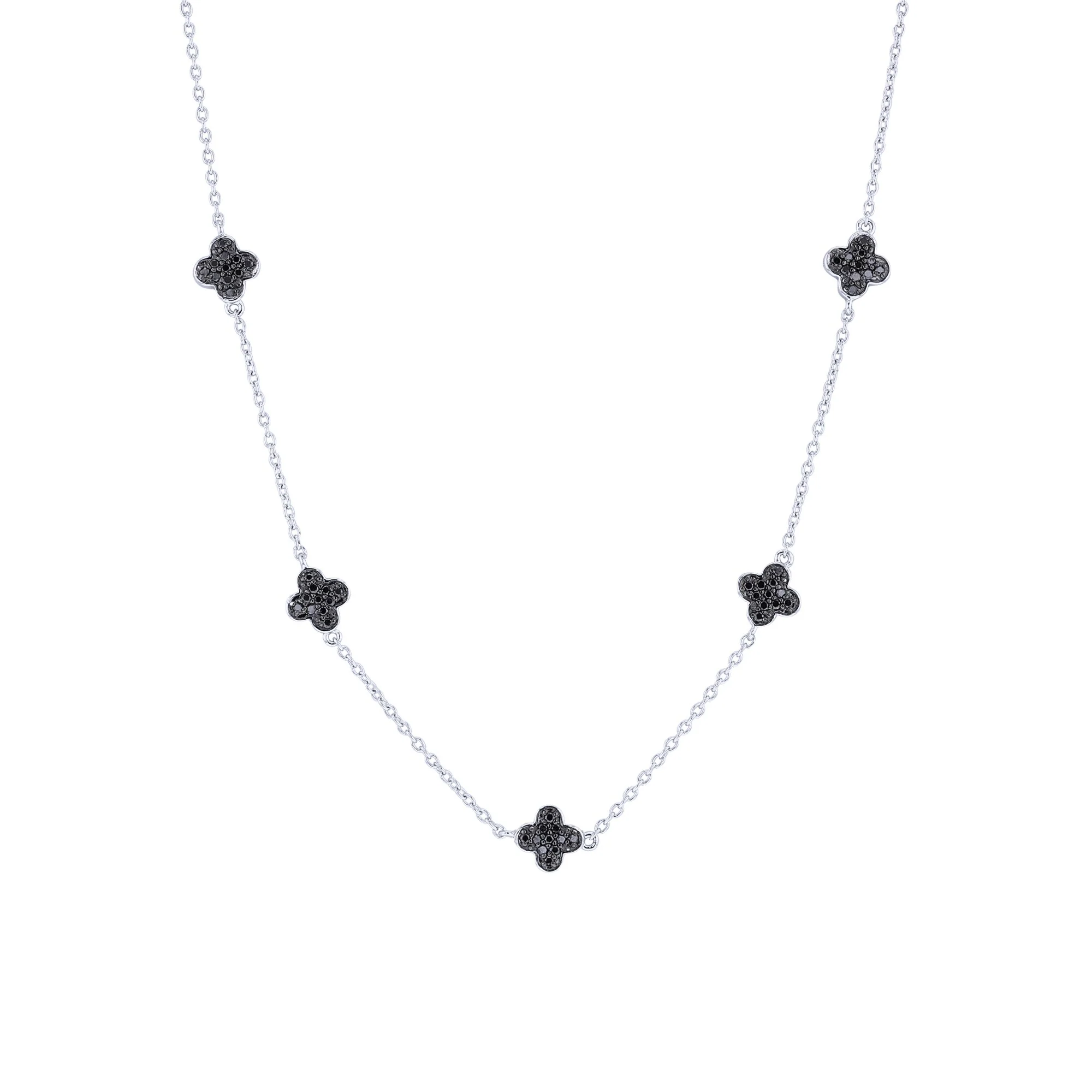 Lucky Darling Black Diamond Necklace