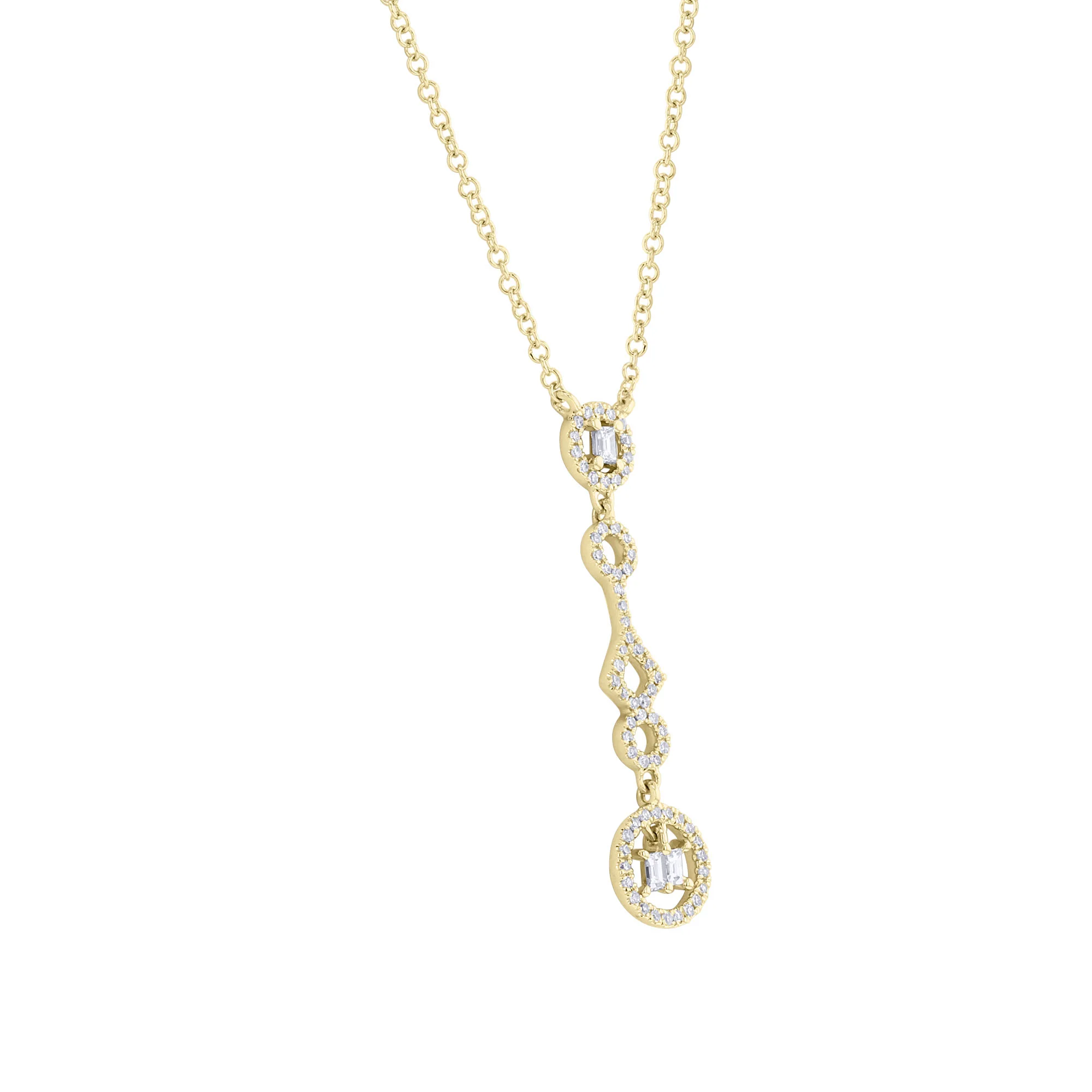 Middleton Diamond Drop Necklace - Image 5