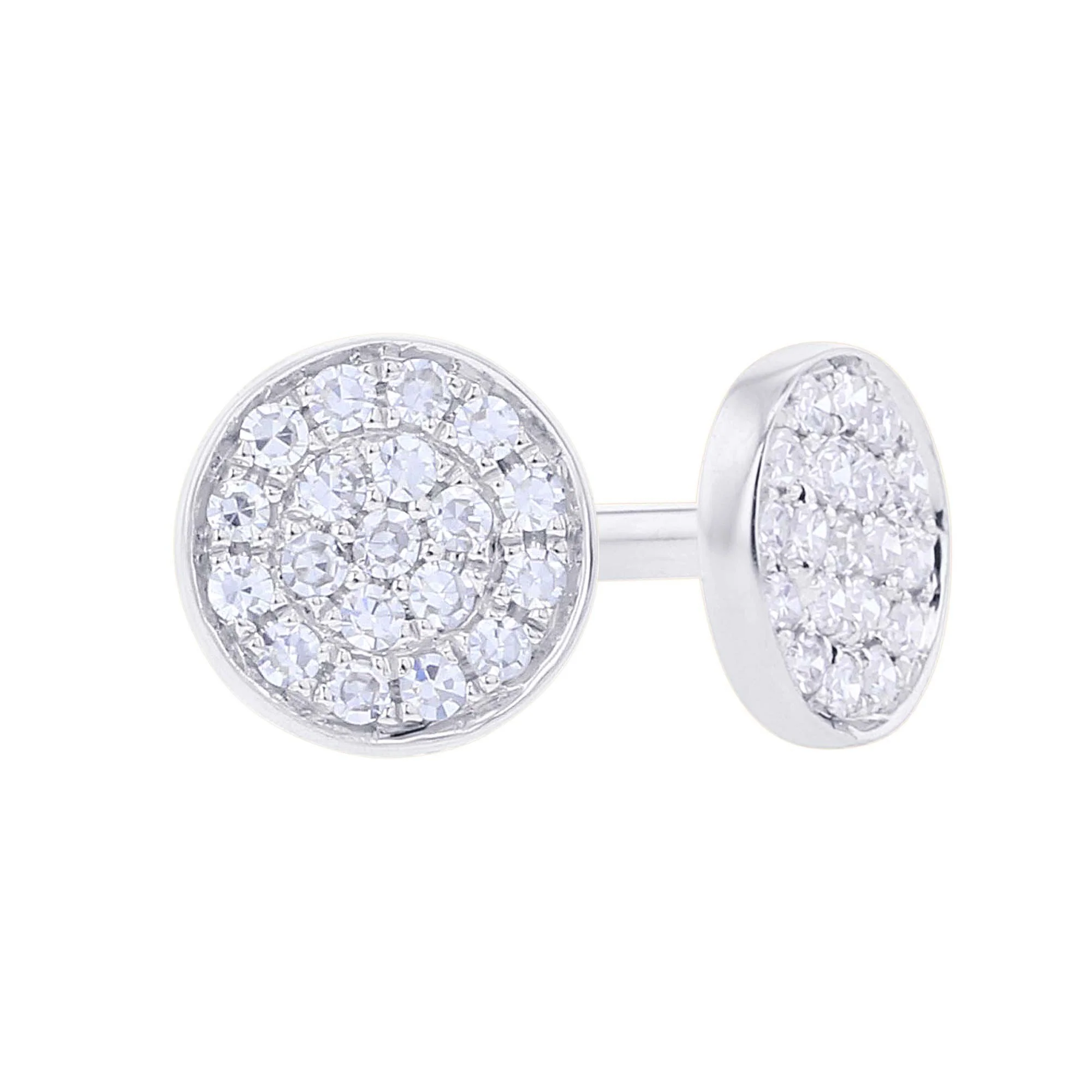 Milo Pave Diamond Earrings - Image 3