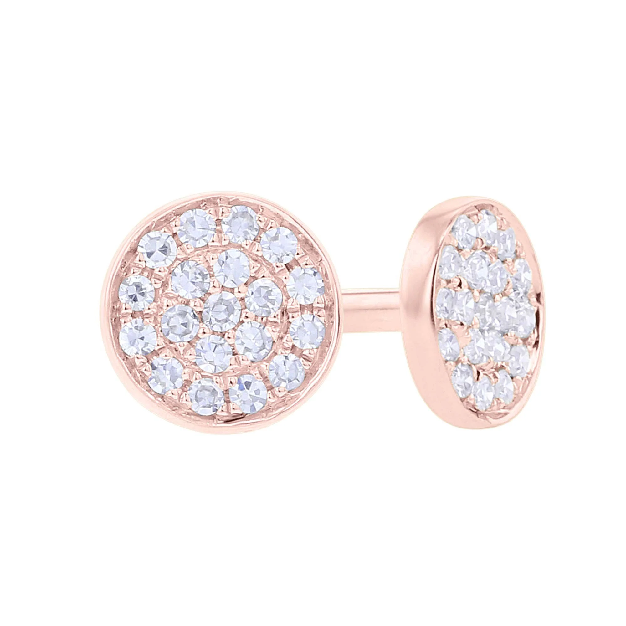 Milo Pave Diamond Earrings - Image 4