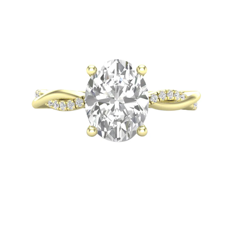 Natalie Build Your Own Earth Born Diamond Engagement Ring 1/5ct - Image 11