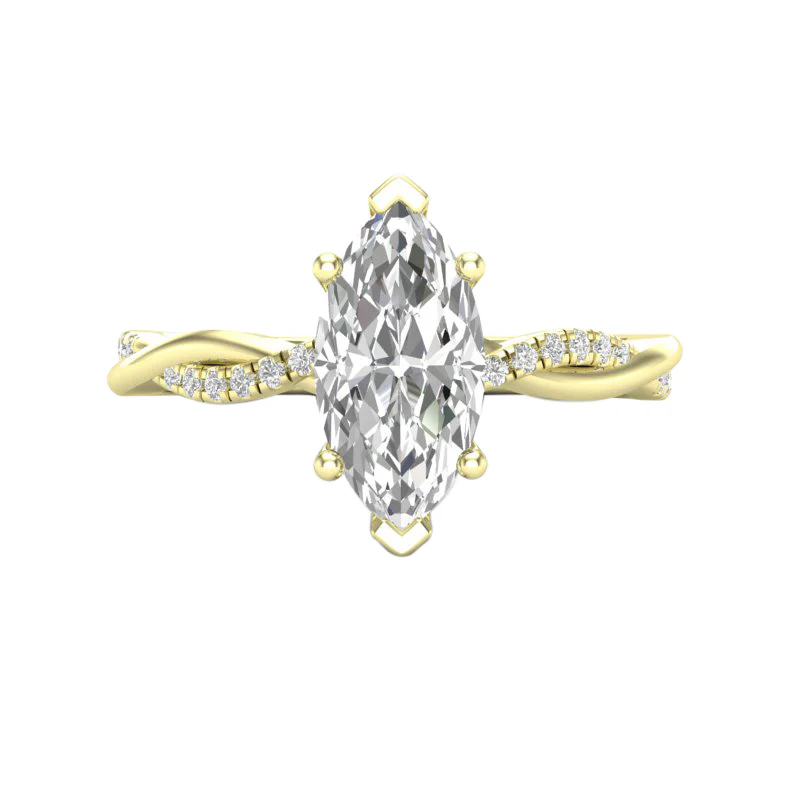 Natalie Build Your Own Earth Born Diamond Engagement Ring 1/5ct - Image 14