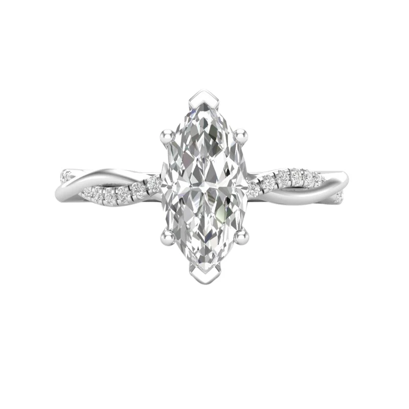 Natalie Build Your Own Earth Born Diamond Engagement Ring 1/5ct - Image 16
