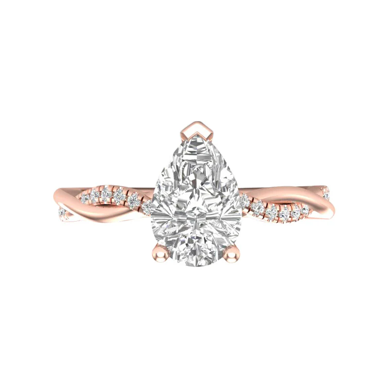 Natalie Build Your Own Earth Born Diamond Engagement Ring 1/5ct - Image 20