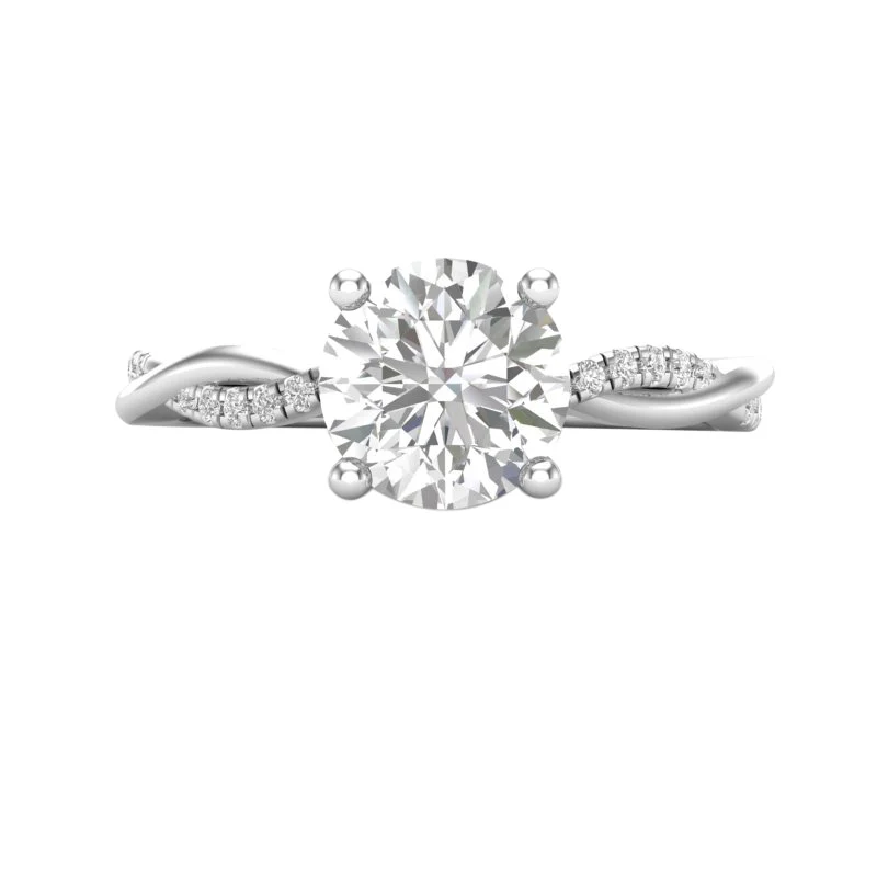Natalie Build Your Own Earth Born Diamond Engagement Ring 1/5ct - Image 5