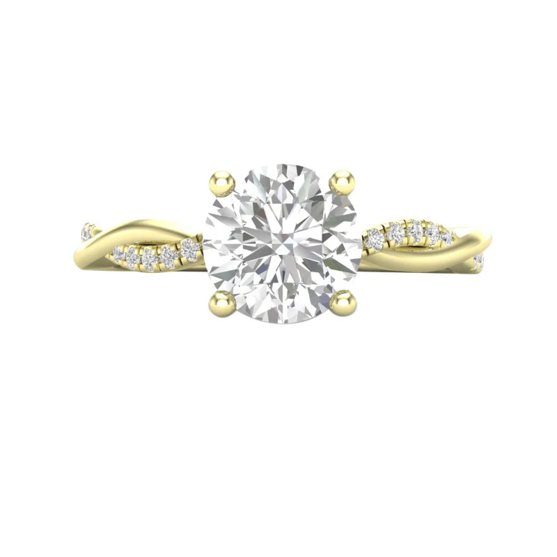 Natalie Build Your Own Earth Born Diamond Engagement Ring 1/5ct - Image 6
