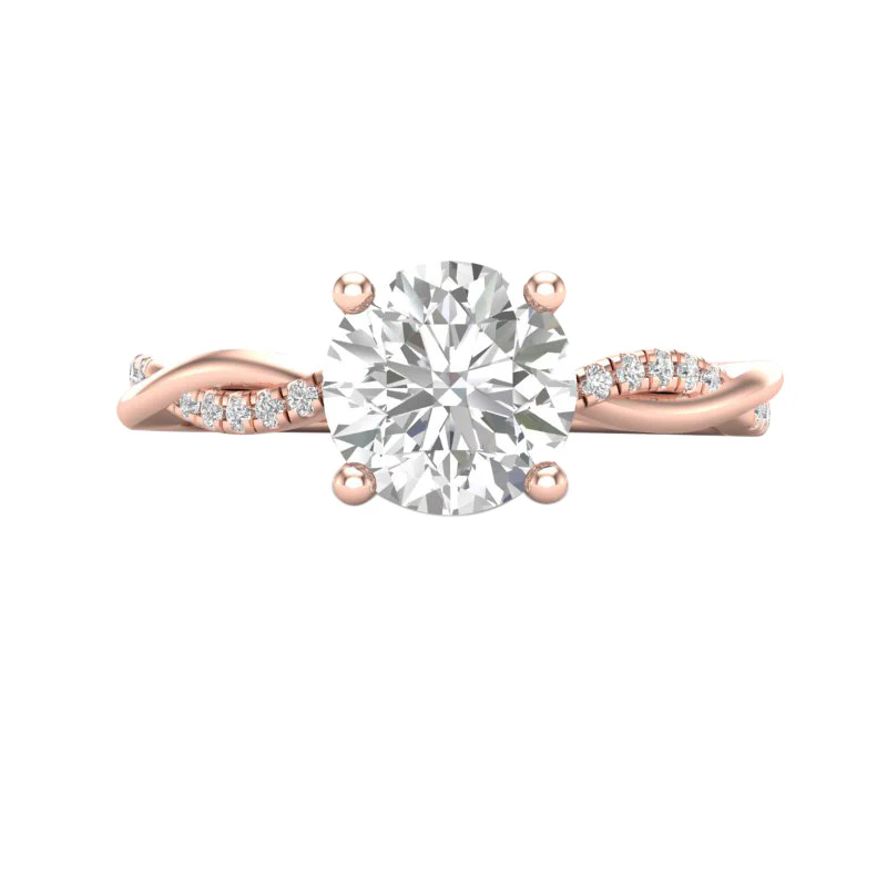 Natalie Build Your Own Earth Born Diamond Engagement Ring 1/5ct - Image 7