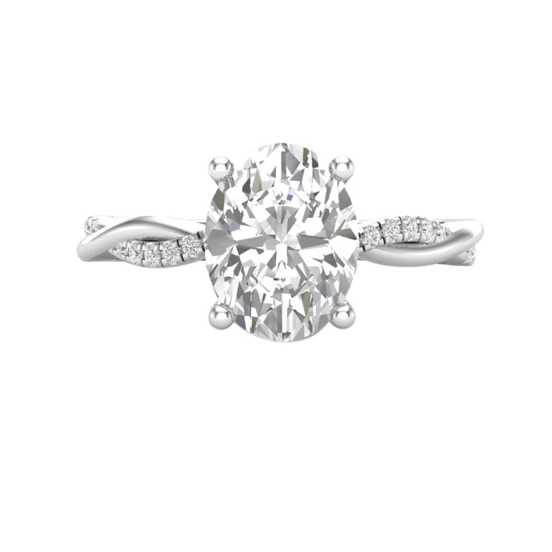 Natalie Build Your Own Earth Born Diamond Engagement Ring 1/5ct - Image 9