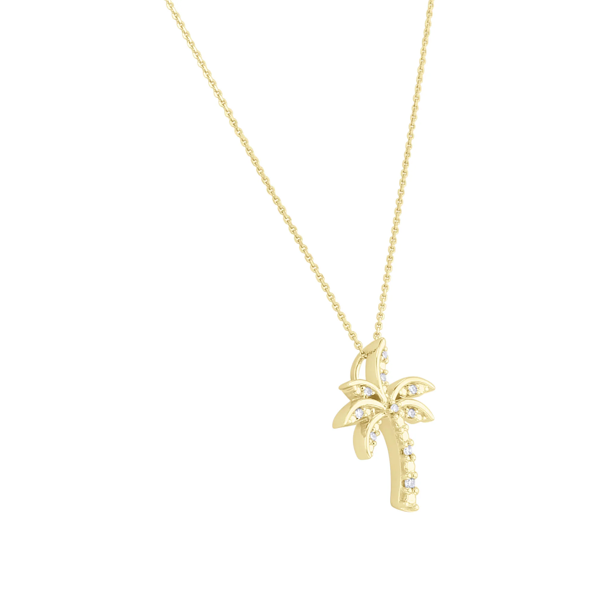 Palm Tree Diamond Pendant - Image 4