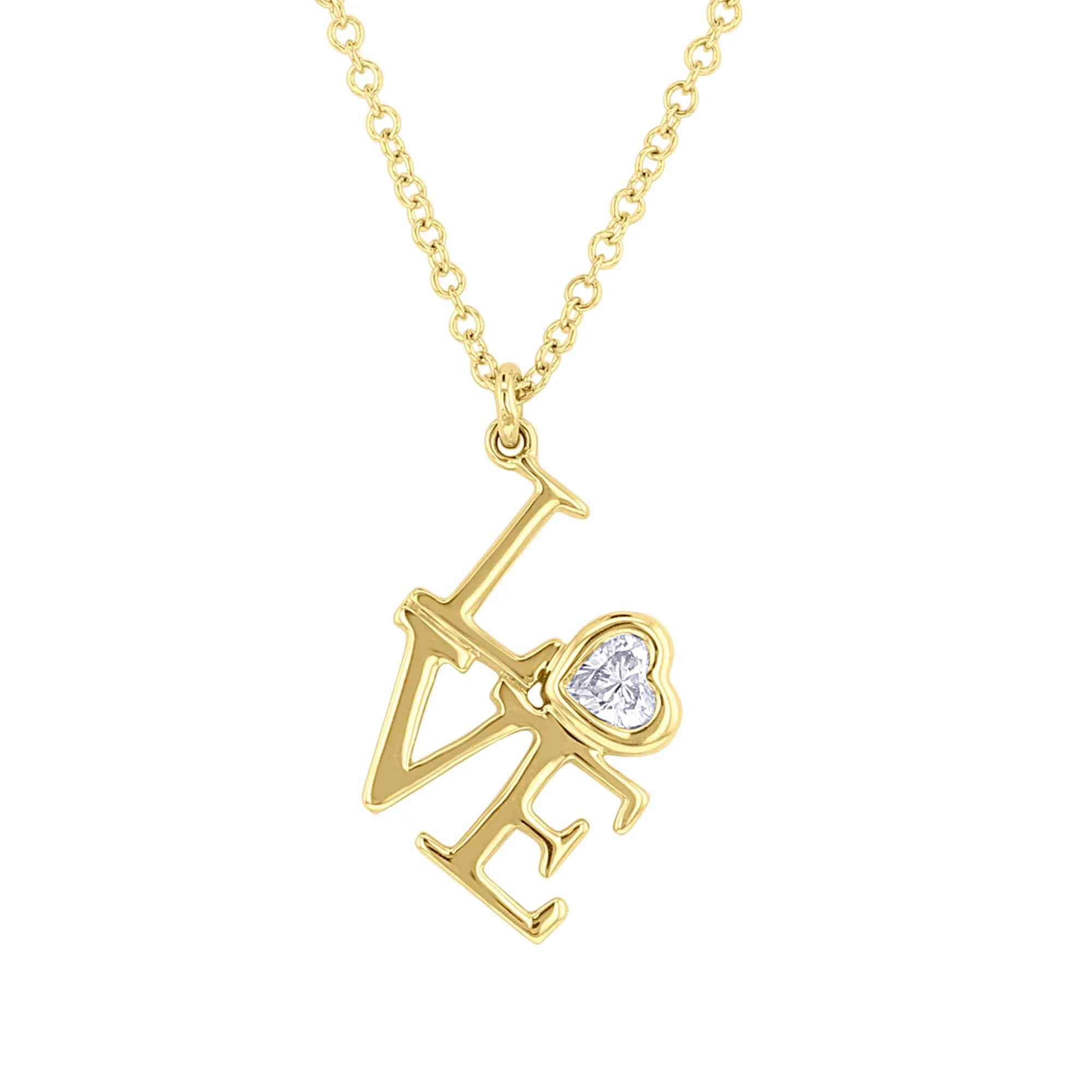 Philly Love Bezel Diamond Necklace - Image 4
