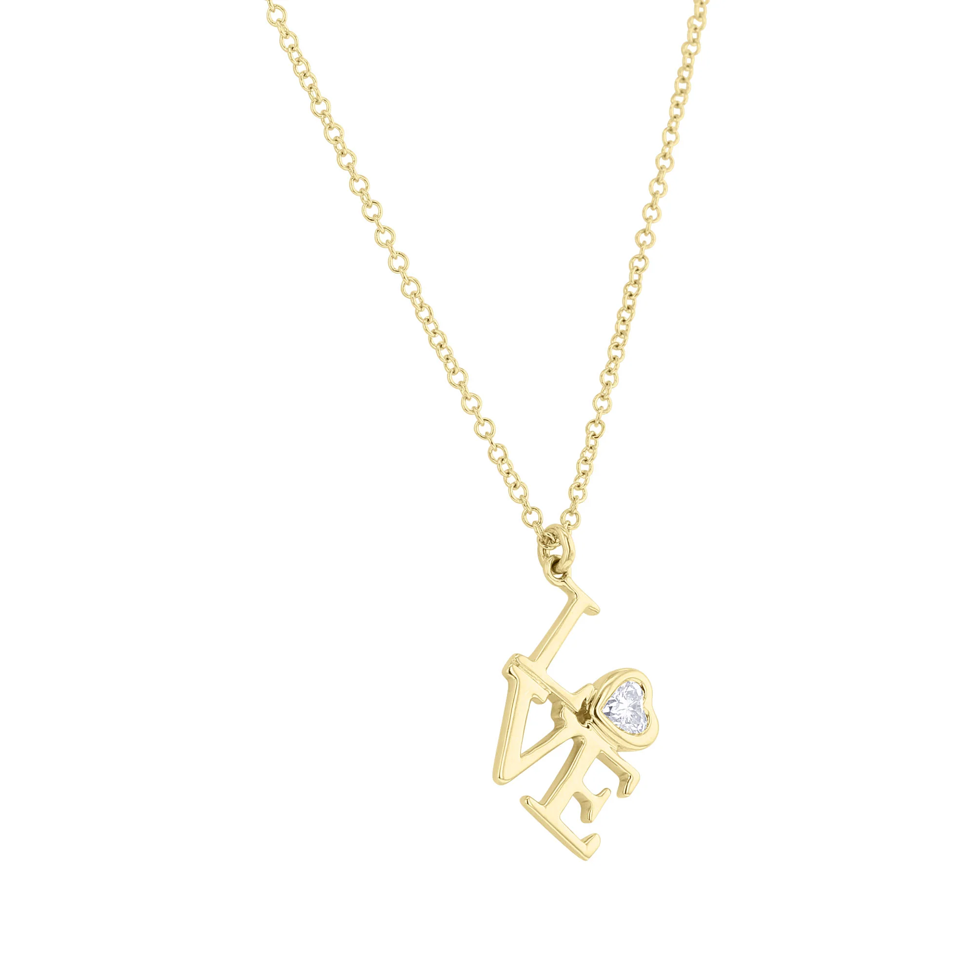 Philly Love Bezel Diamond Necklace - Image 5