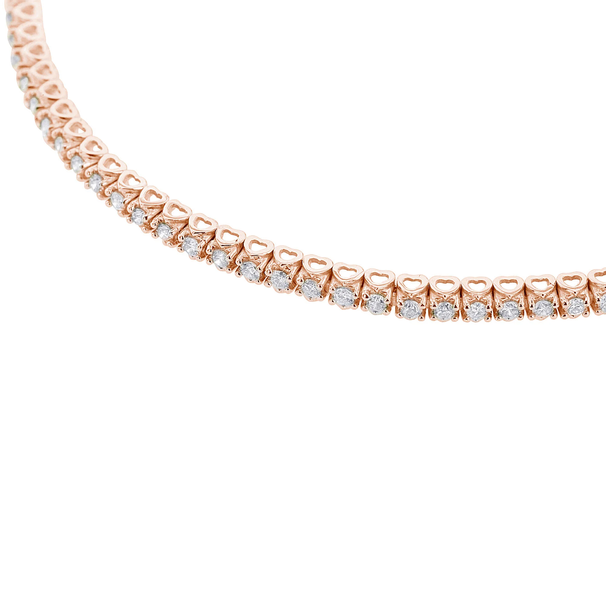 Romantic Diamond Tennis Bracelet 3/4ct - Image 10