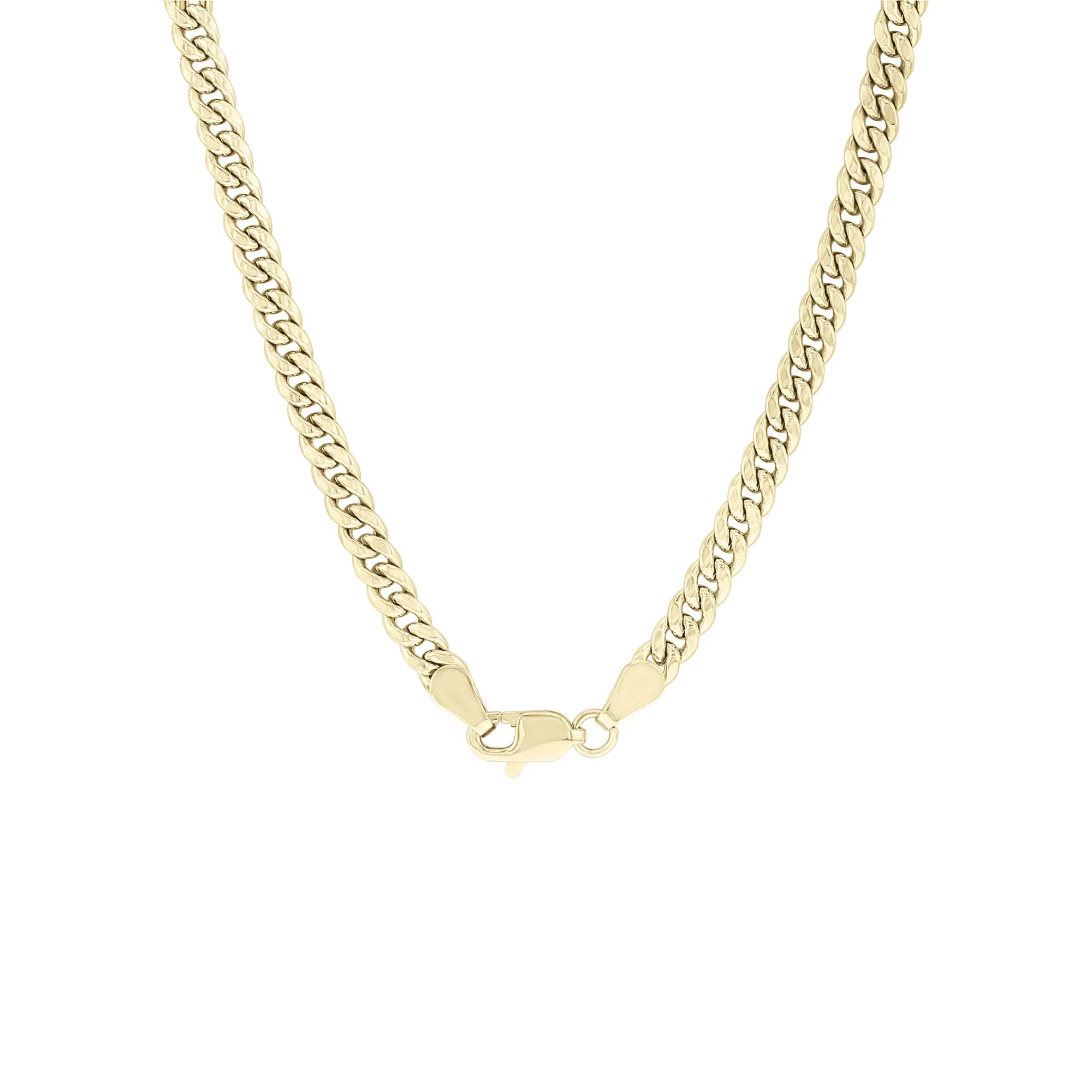 Romeo Gold Miami Cuban Link Chain Necklace 22" - Image 2