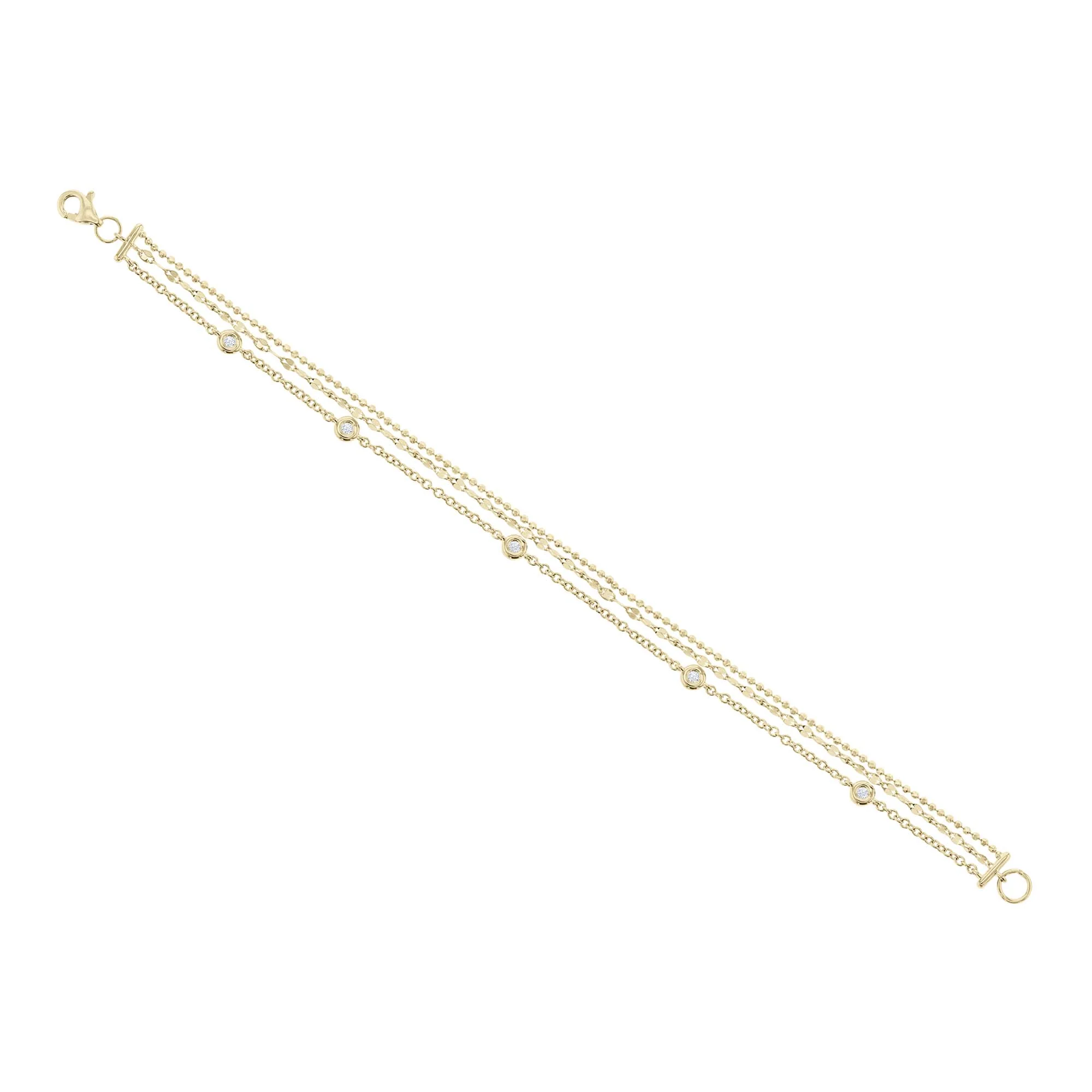 Sabine Diamond Chain Bracelet - Image 4