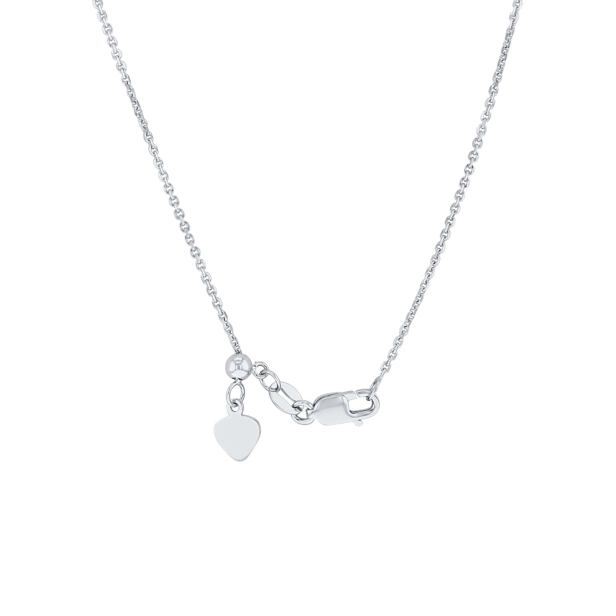 Silver Cupcake Garnet & Diamond Necklace - Image 2
